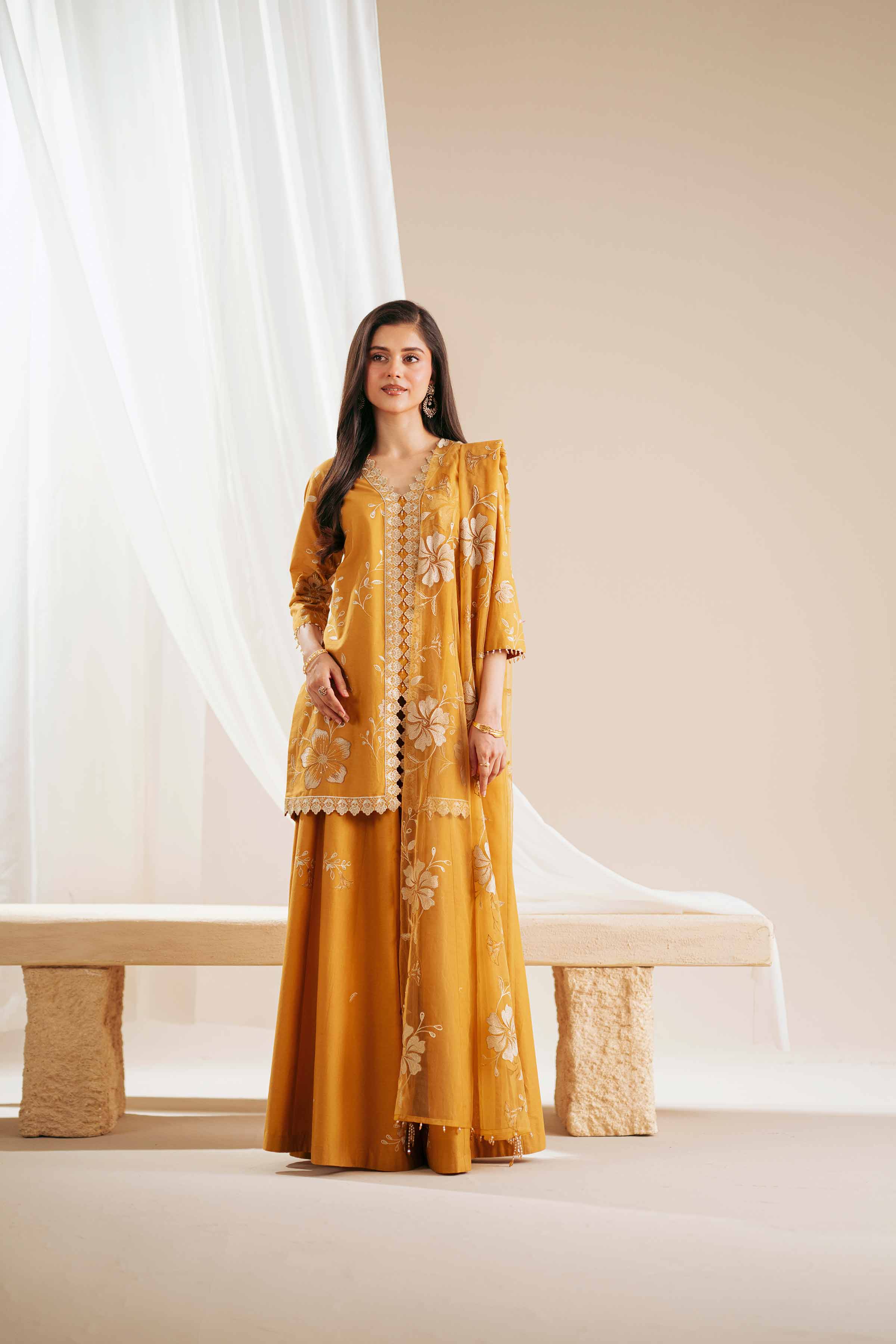 3 Piece - Embroidered Suit - 42519215 for Women - Unstitched Collection | Nishat | Shop Online