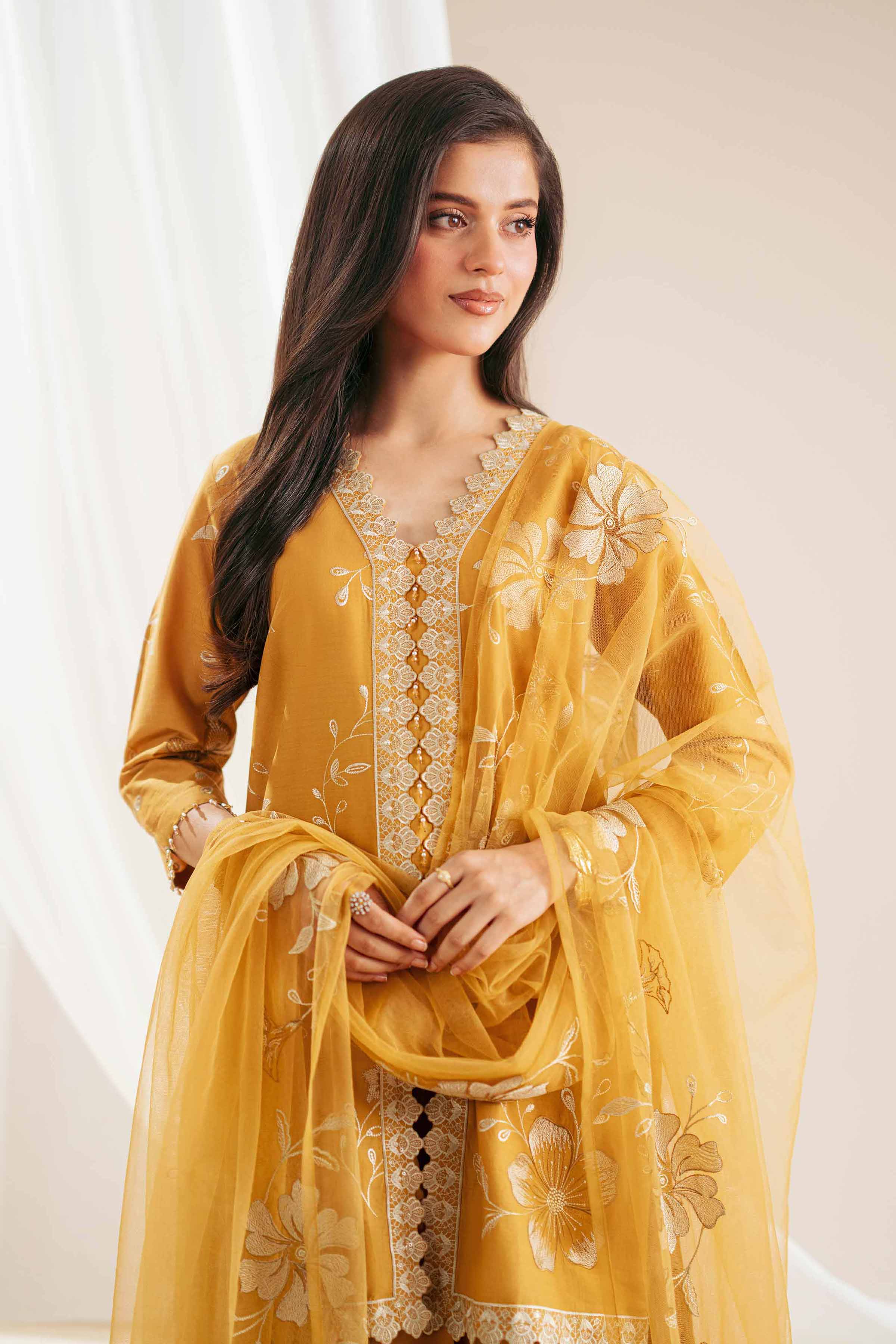 3 Piece - Embroidered Suit - 42519215 for Women - Unstitched Collection | Nishat | Shop Online