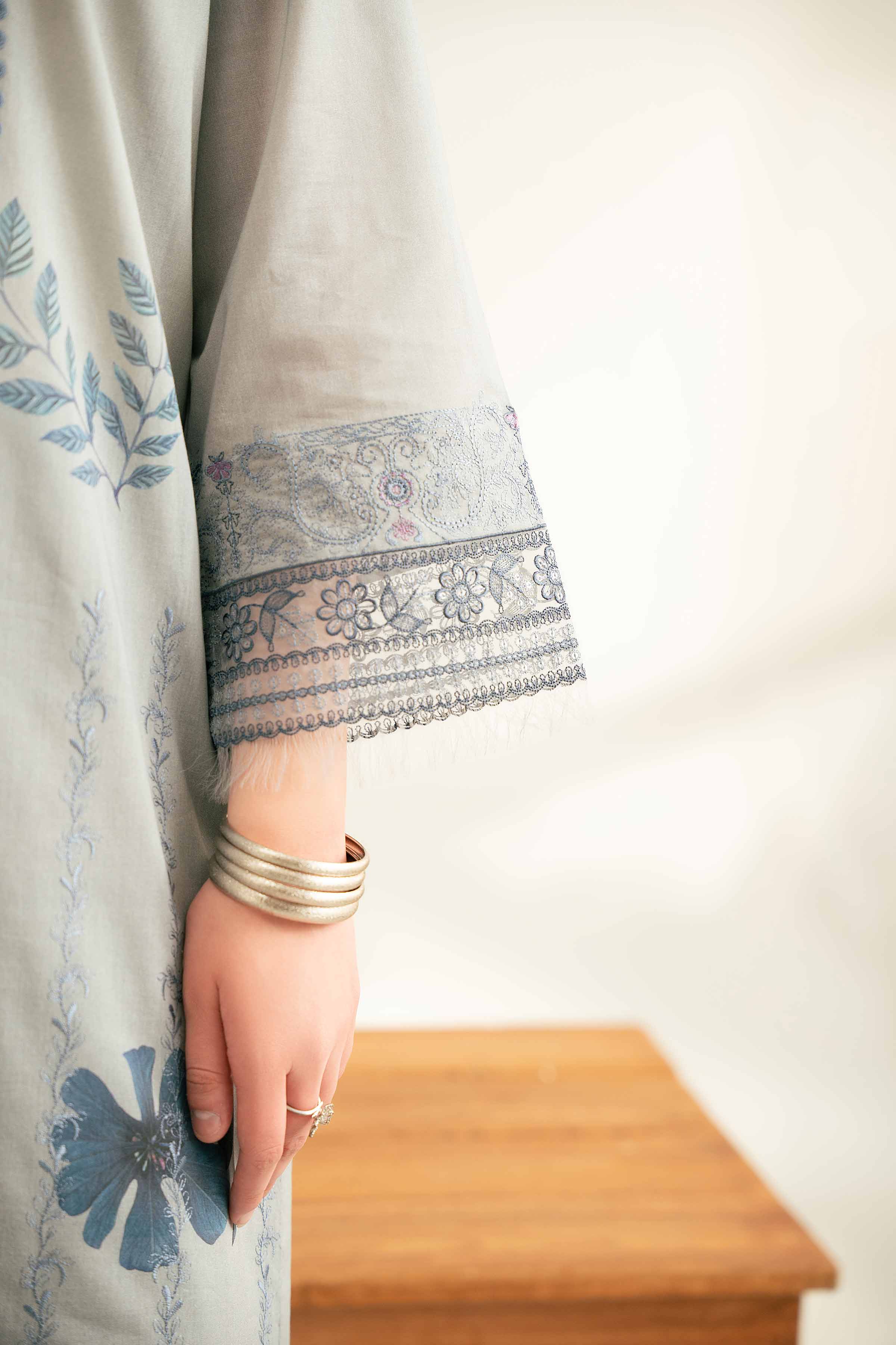 3 Piece - Embroidered Suit - 42519371 for Women - Unstitched Collection | Nishat | Shop Online