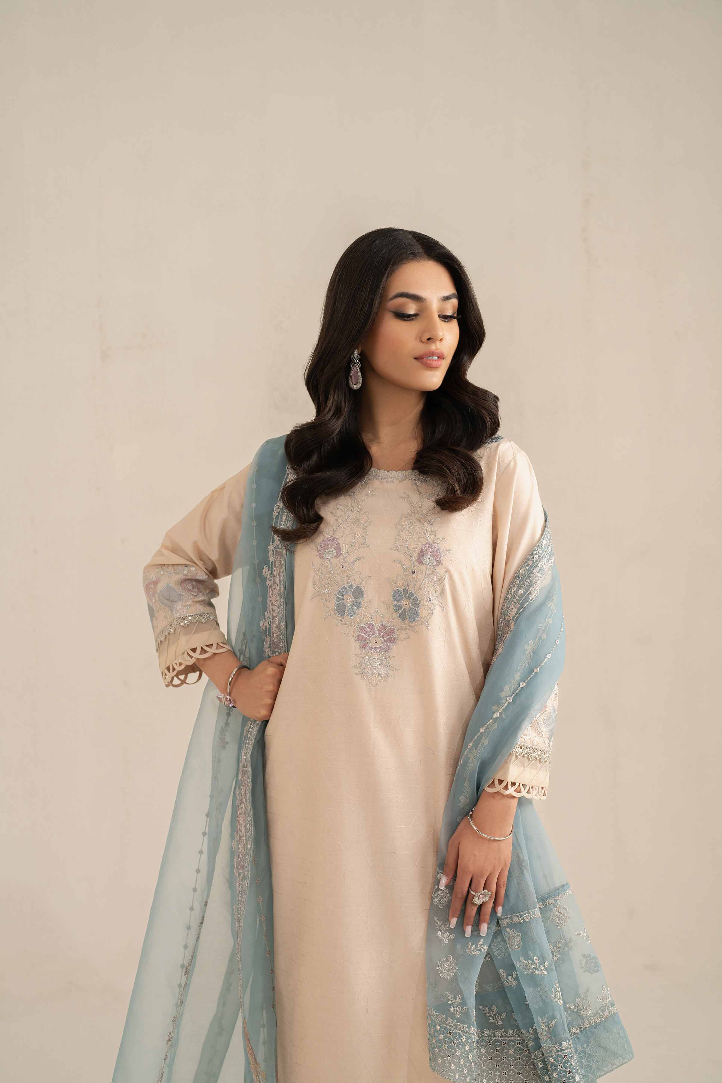 3 Piece - Embroidered Suit - 42519372 for Women - Unstitched Collection | Nishat | Shop Online