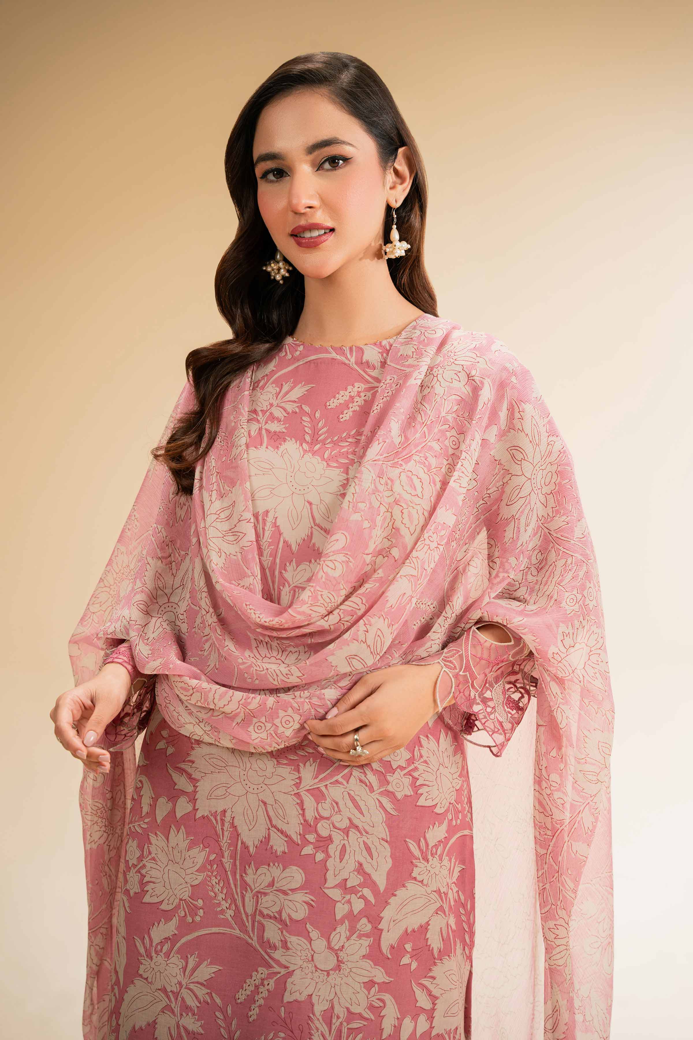 3 Piece - Printed Embroidered Suit - 42519395 for Women - Unstitched Collection | Nishat | Shop Online