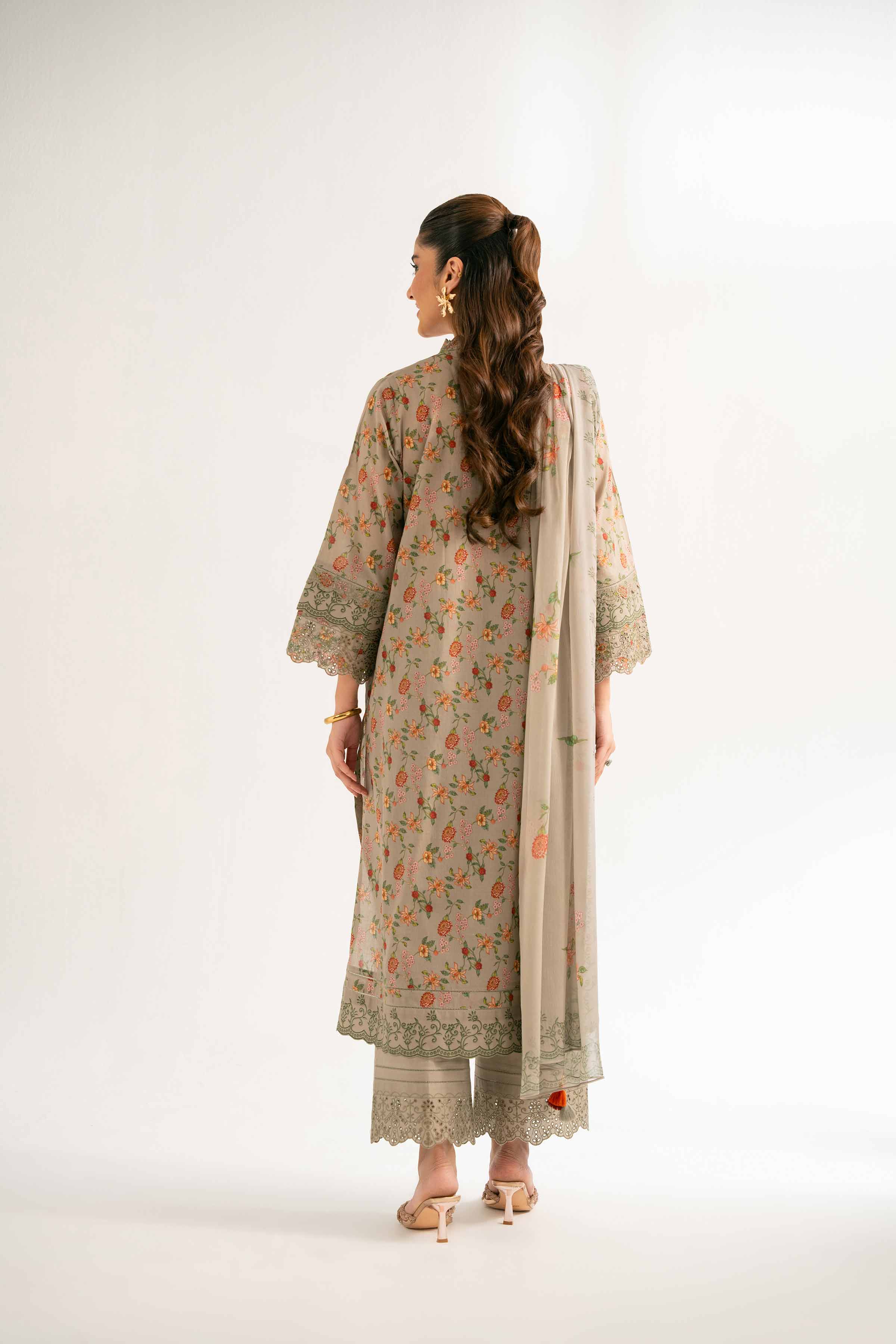 3 Piece - Printed Embroidered Suit - 42519403 for Women - Unstitched Collection | Nishat | Shop Online