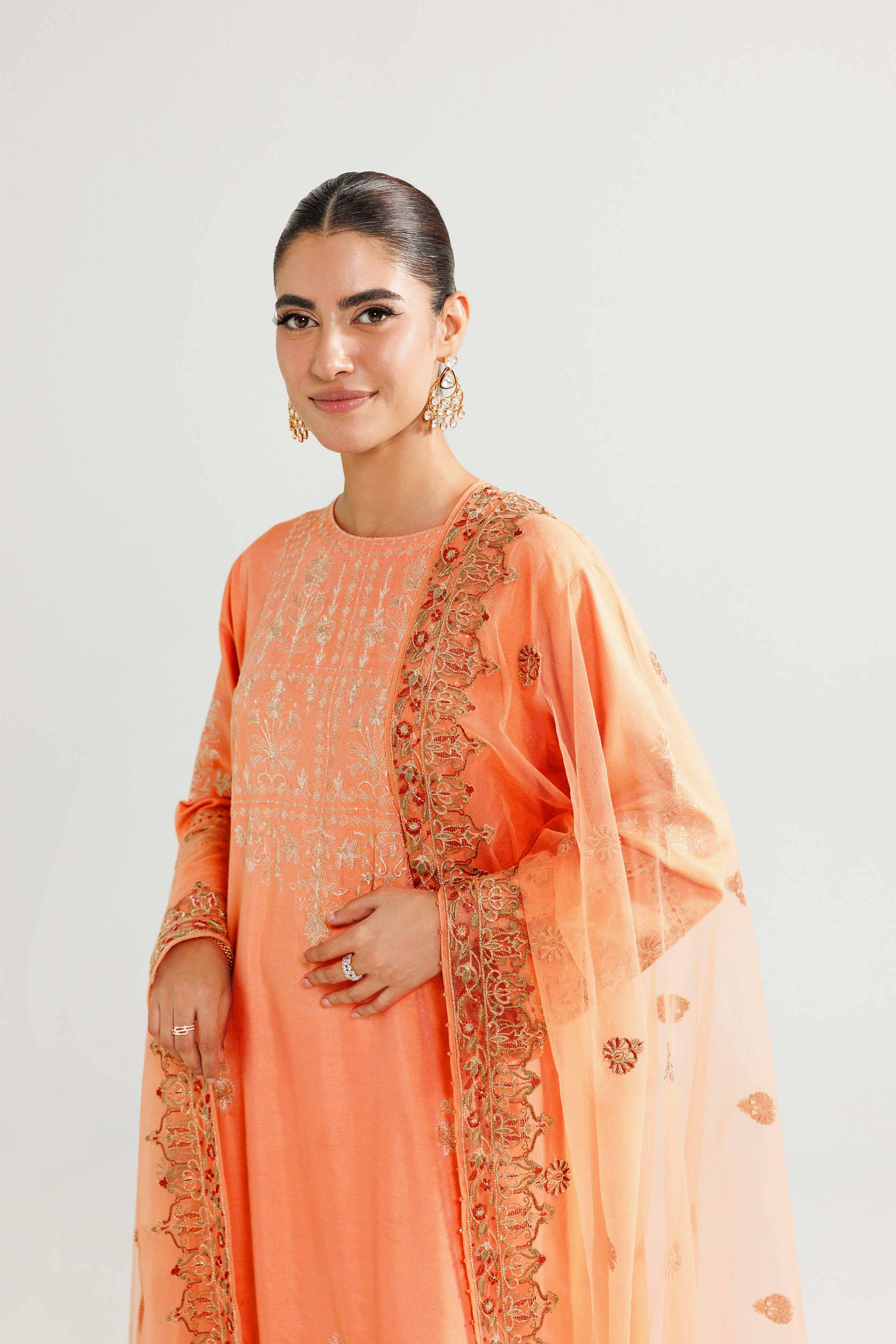 3 Piece - Embroidered Suit - 42519542 for Women - Unstitched Collection | Nishat | Shop Online