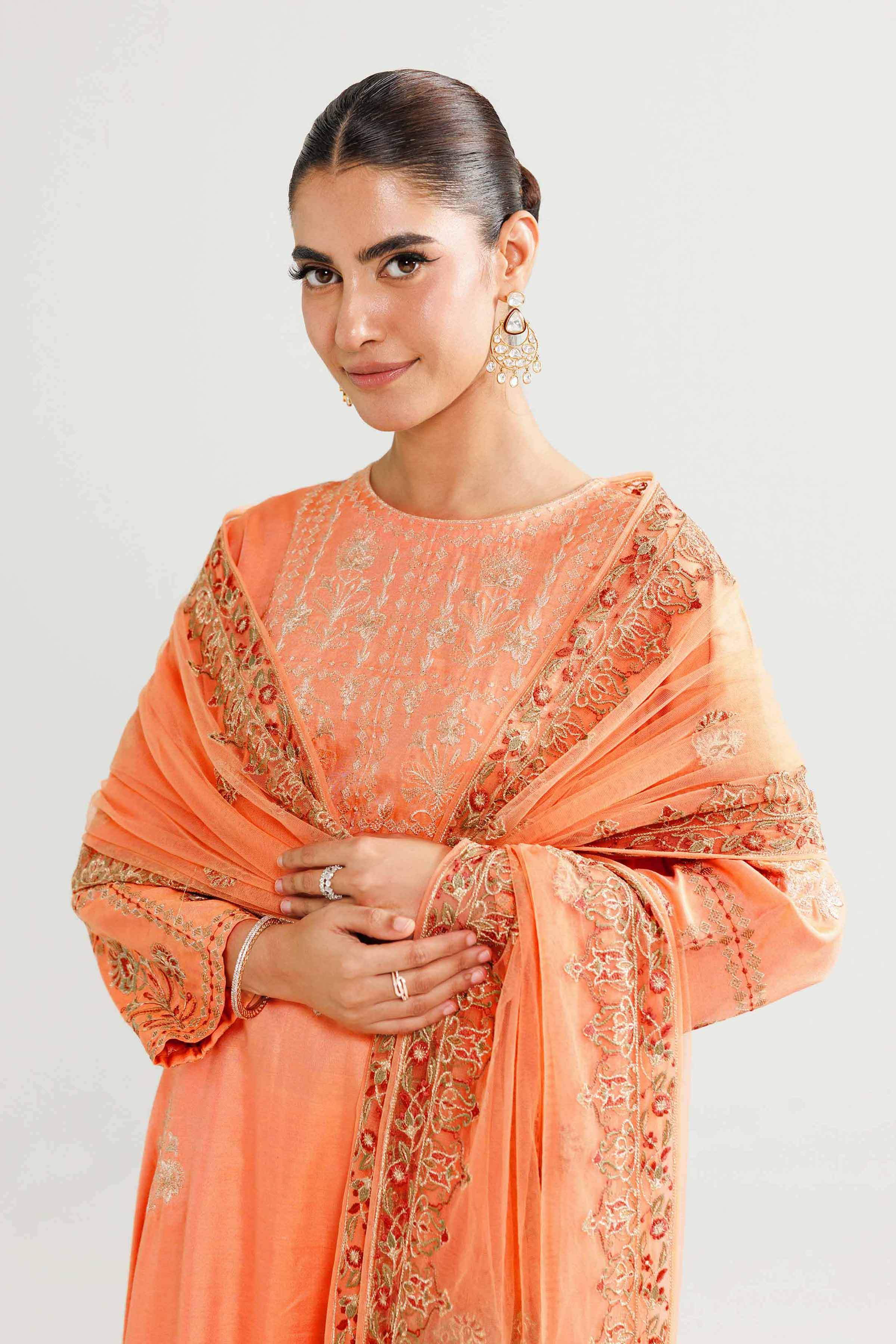 3 Piece - Embroidered Suit - 42519542 for Women - Unstitched Collection | Nishat | Shop Online