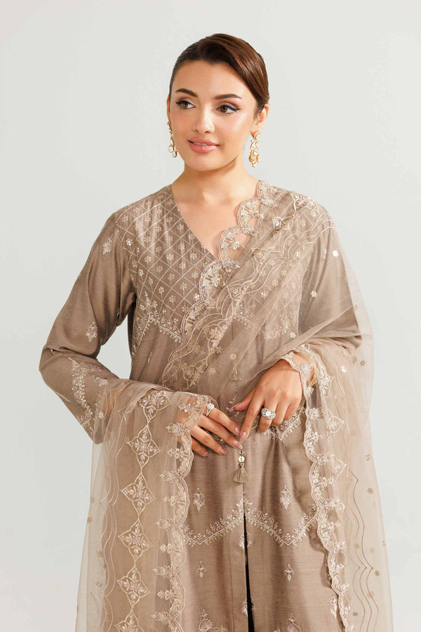 3 Piece - Embroidered Suit - 42519544 for Women - Ready to Stitch Collection | Nishat | Shop Online