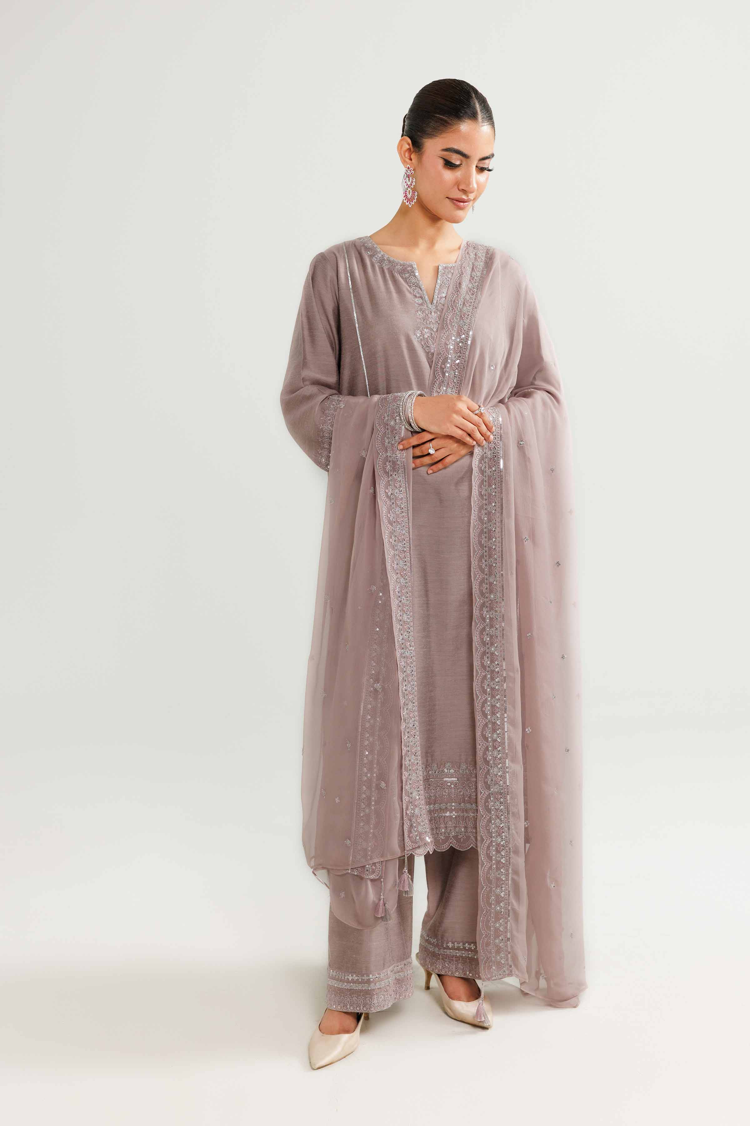 3 Piece - Embroidered Suit - 42519547 for Women - Unstitched Collection | Nishat | Shop Online