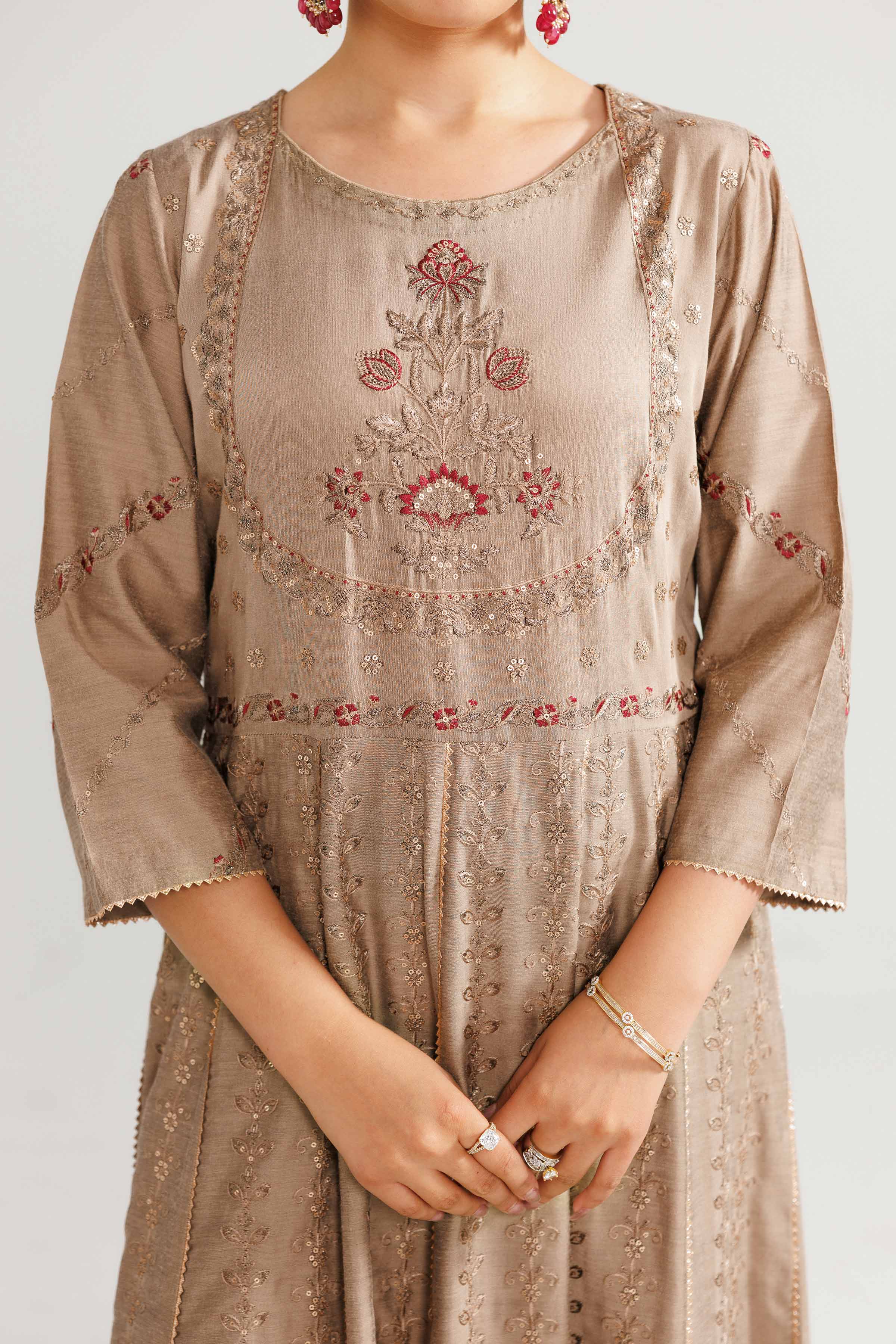 2 Piece - Embroidered Suit - 42519548 for Women - Ready to Stitch Collection | Nishat | Shop Online