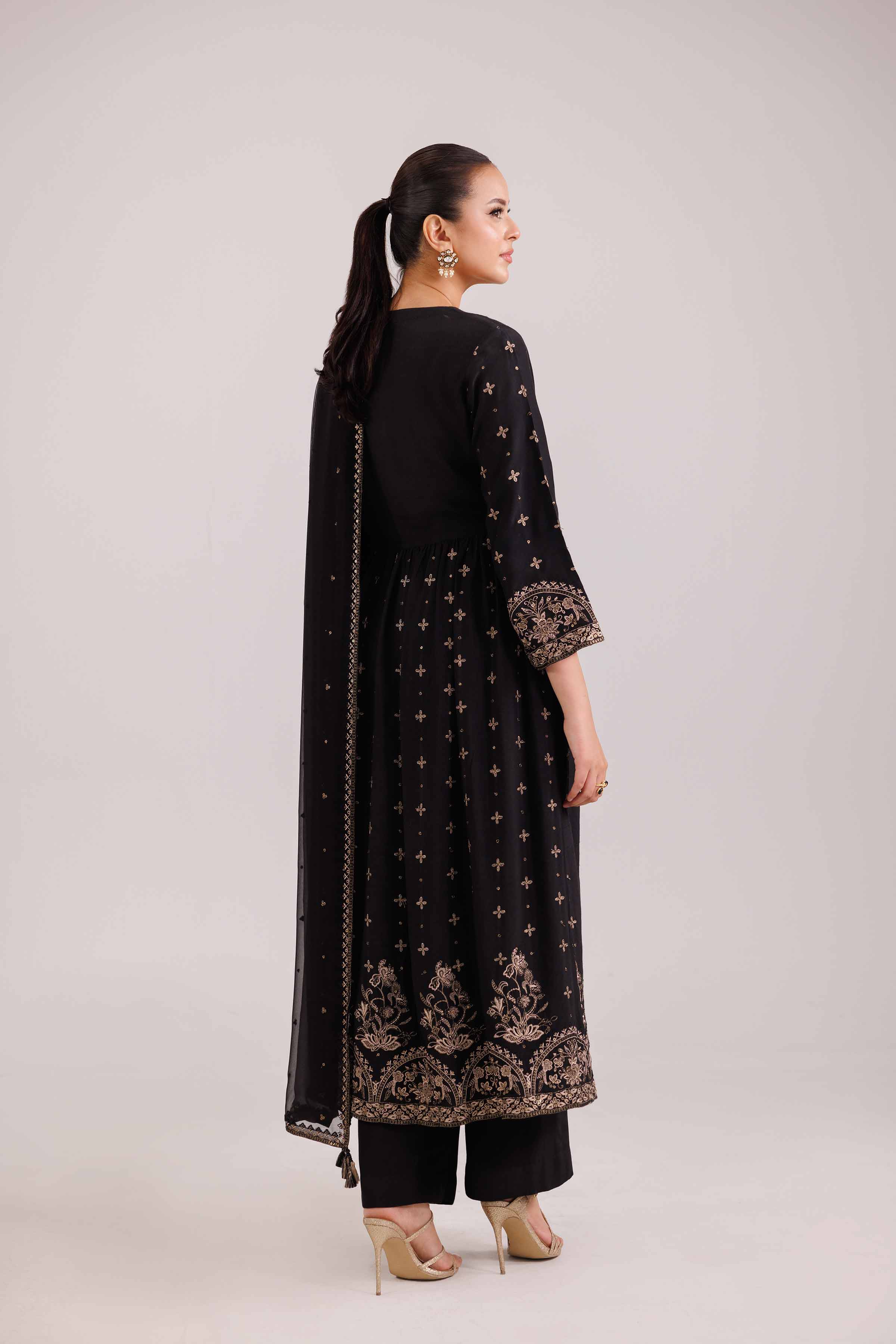 3 Piece - Embroidered Suit - 42519600 for Women - Ready to Stitch Collection | Nishat | Shop Online