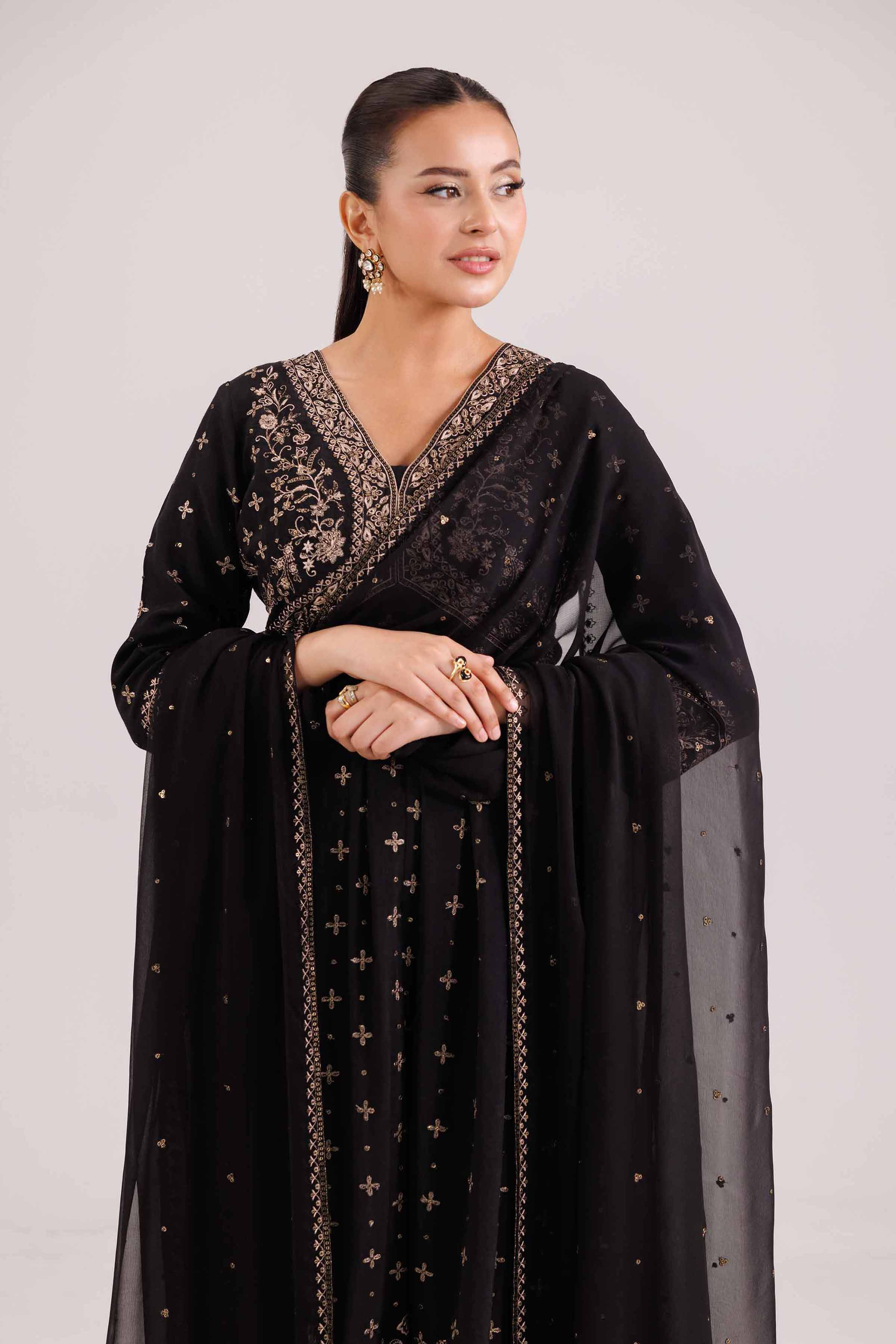 3 Piece - Embroidered Suit - 42519600 for Women - Ready to Stitch Collection | Nishat | Shop Online