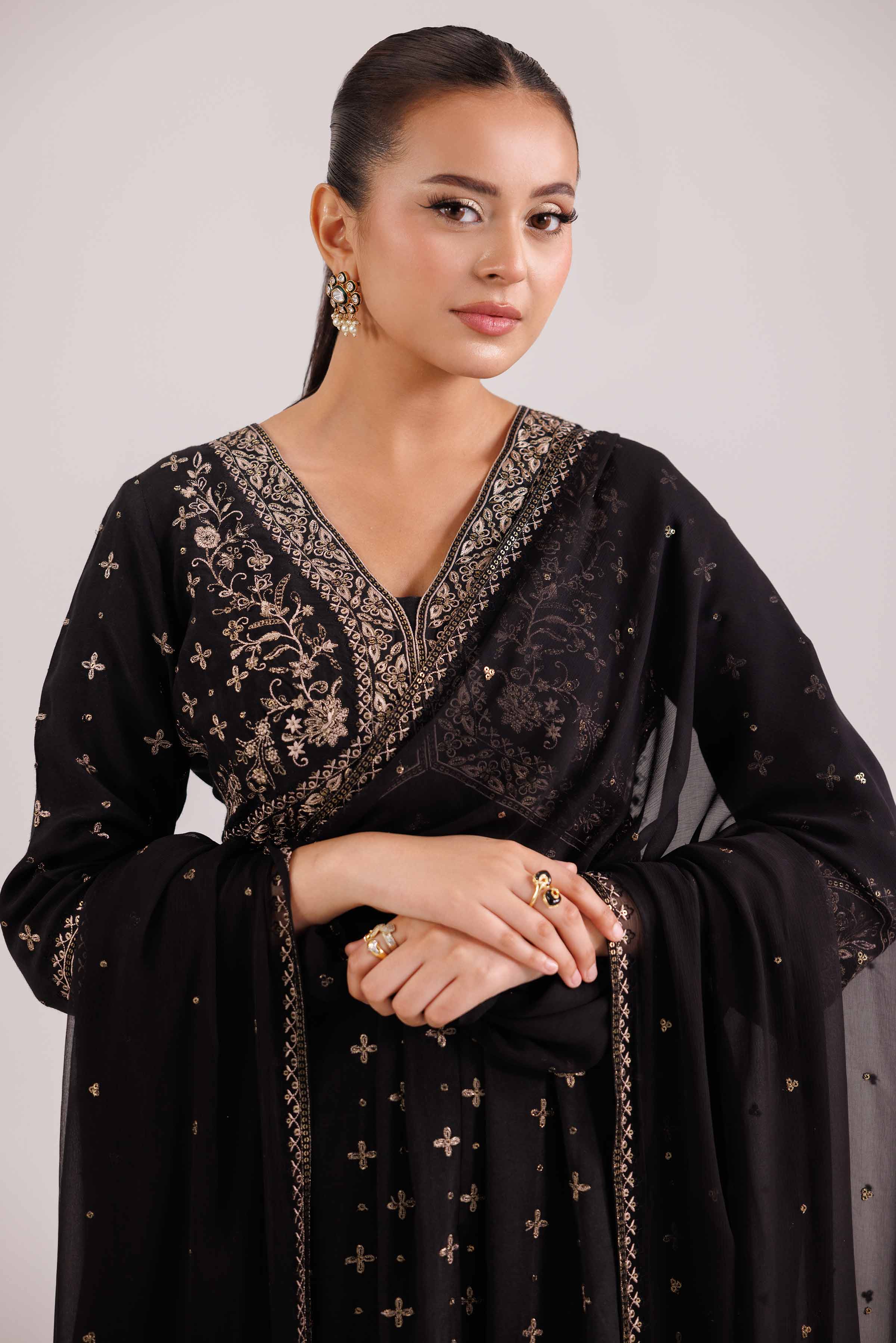 3 Piece - Embroidered Suit - 42519600 for Women - Ready to Stitch Collection | Nishat | Shop Online