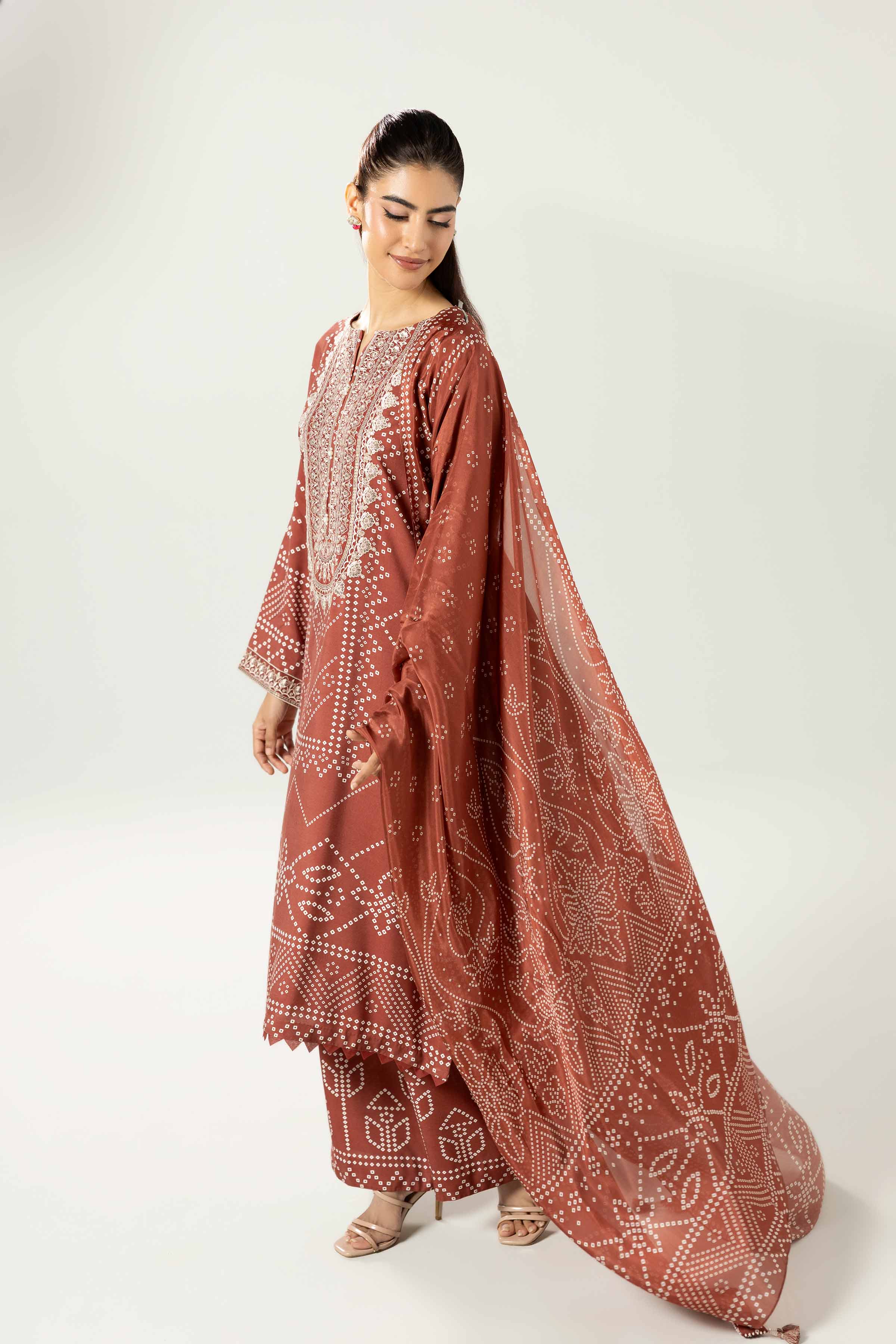 3 Piece - Printed Embroidered Suit - 42519601 for Women - Ready to Stitch Collection | Nishat | Shop Online