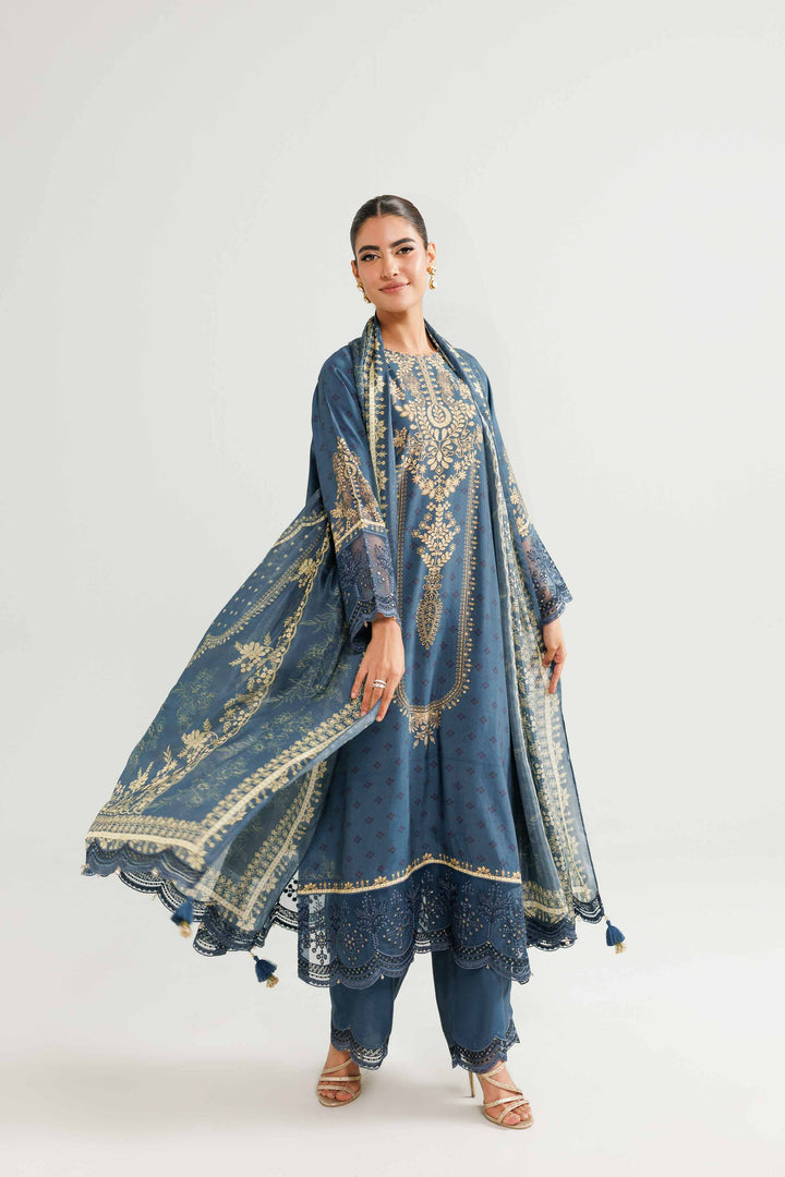 3 Piece - Printed Embroidered Suit - 42519602 for Women - Ready to Stitch Collection | Nishat | Shop Online