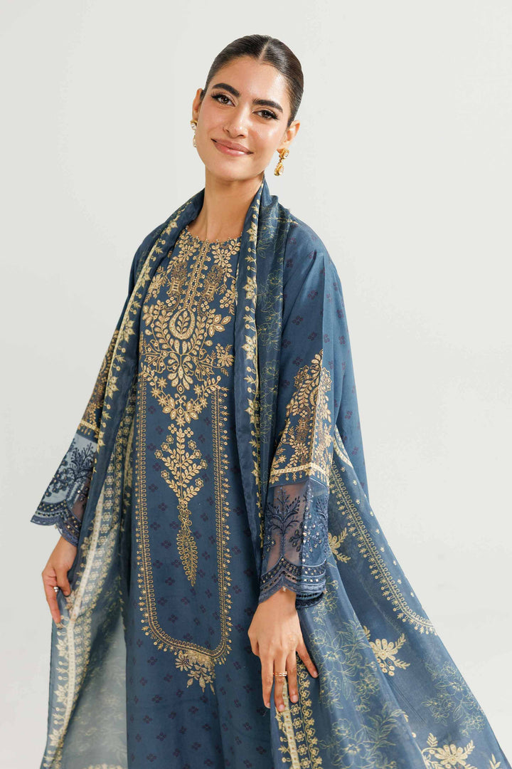 3 Piece - Printed Embroidered Suit - 42519602 for Women - Ready to Stitch Collection | Nishat | Shop Online