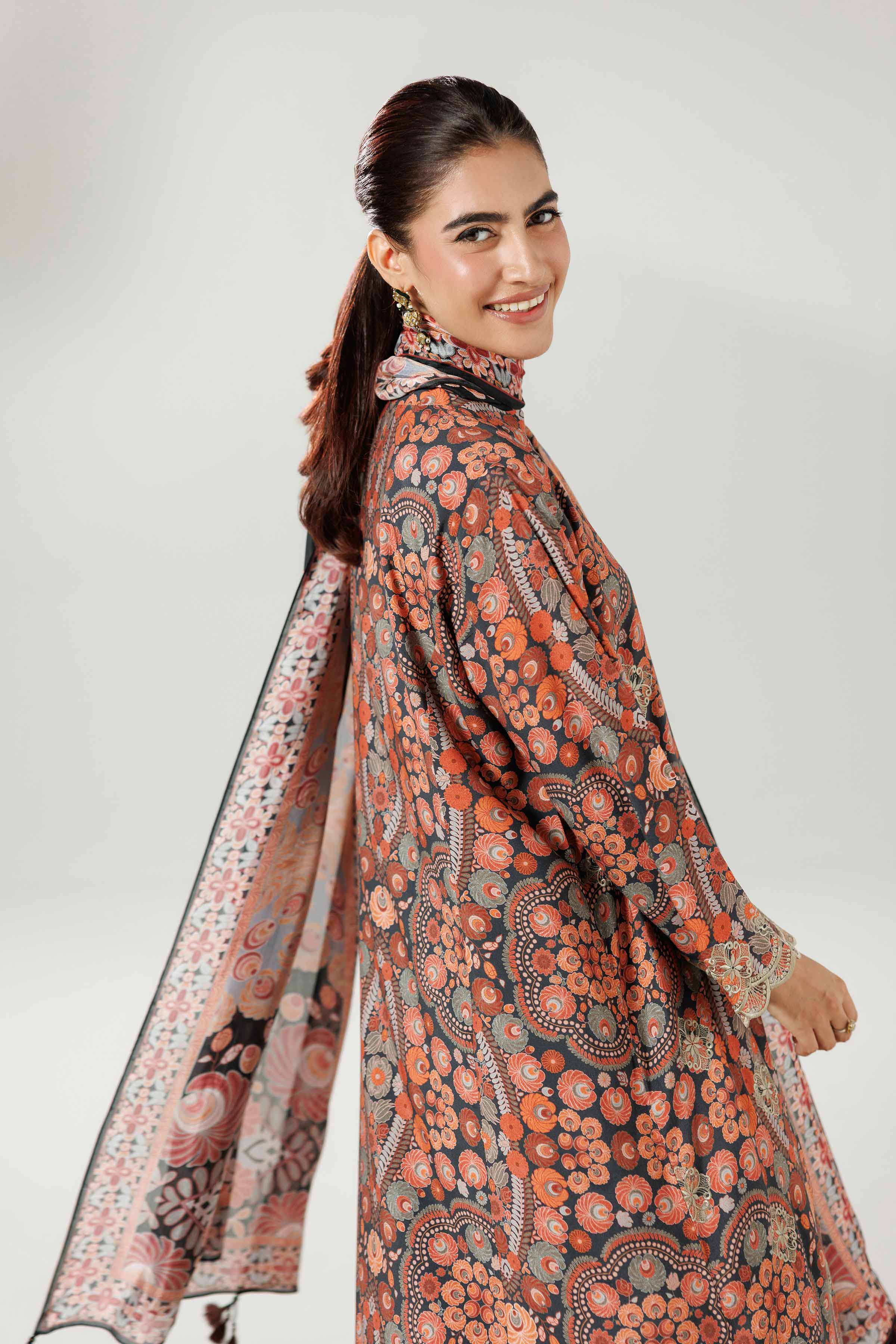 3 Piece - Printed Embroidered Suit - 42519603 for Women - Ready to Stitch Collection | Nishat | Shop Online