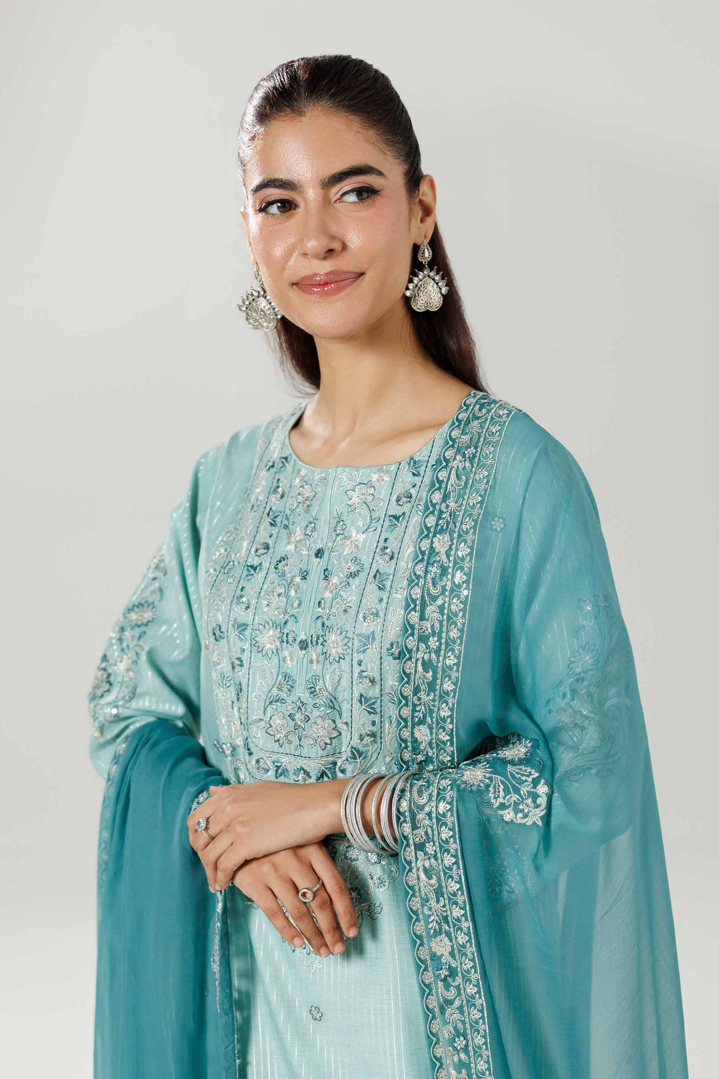 3 Piece - Embroidered Suit - 42519623 for Women - Ready to Stitch Collection | Nishat | Shop Online