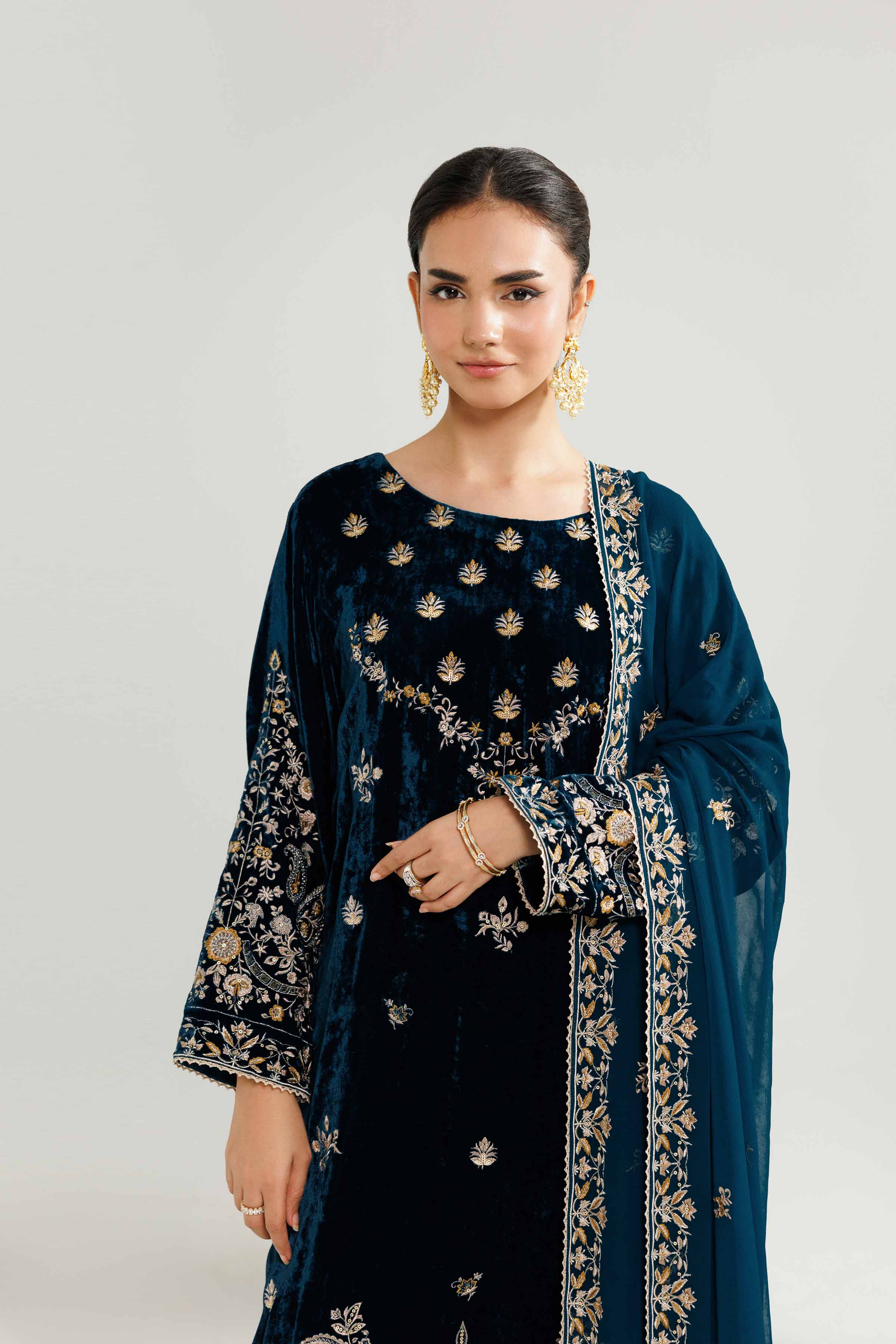 3 Piece - Embroidered Suit - 42519665 for Women - Unstitched Collection | Nishat | Shop Online
