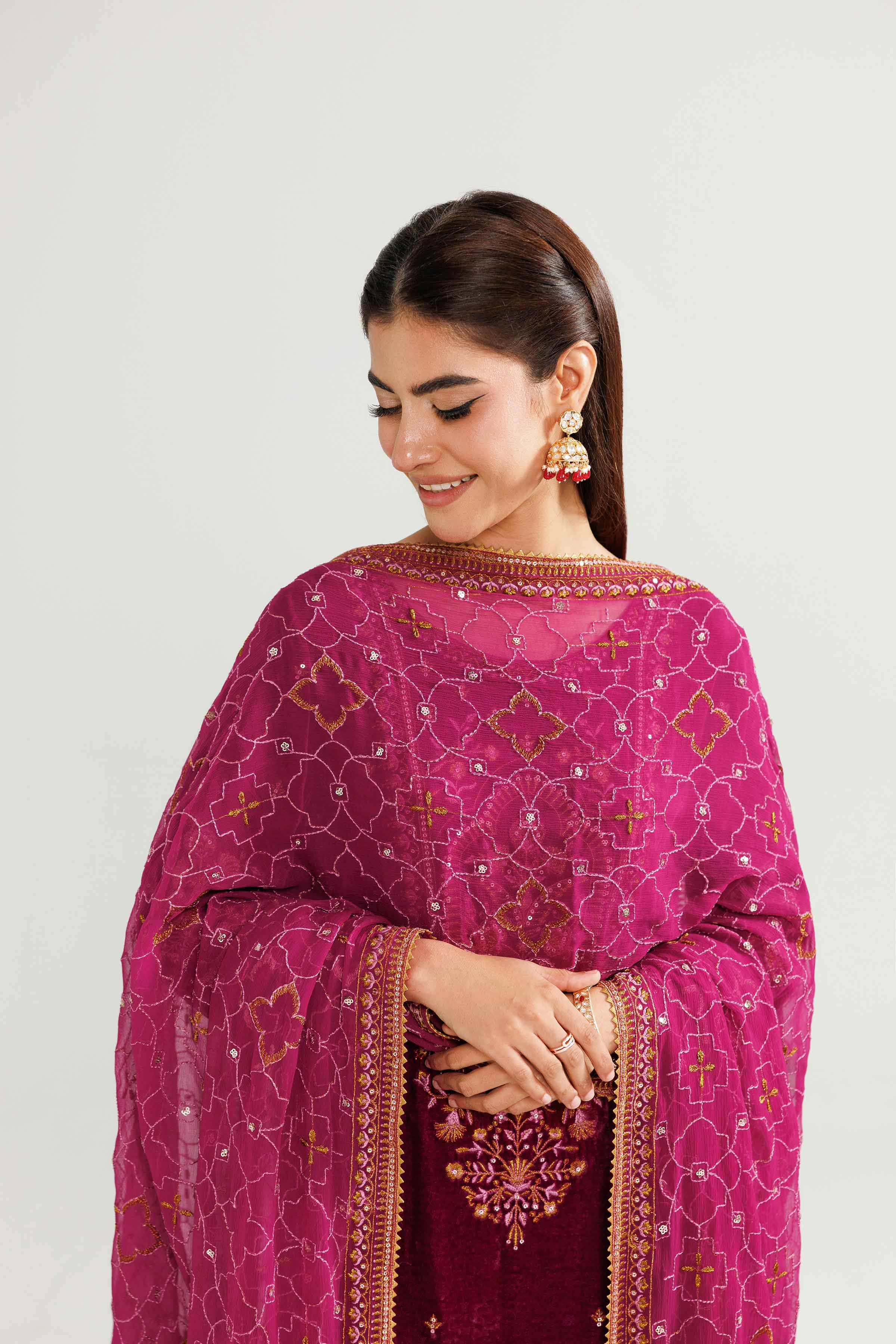 3 Piece - Embroidered Suit - 42519666 for Women - Unstitched Collection | Nishat | Shop Online