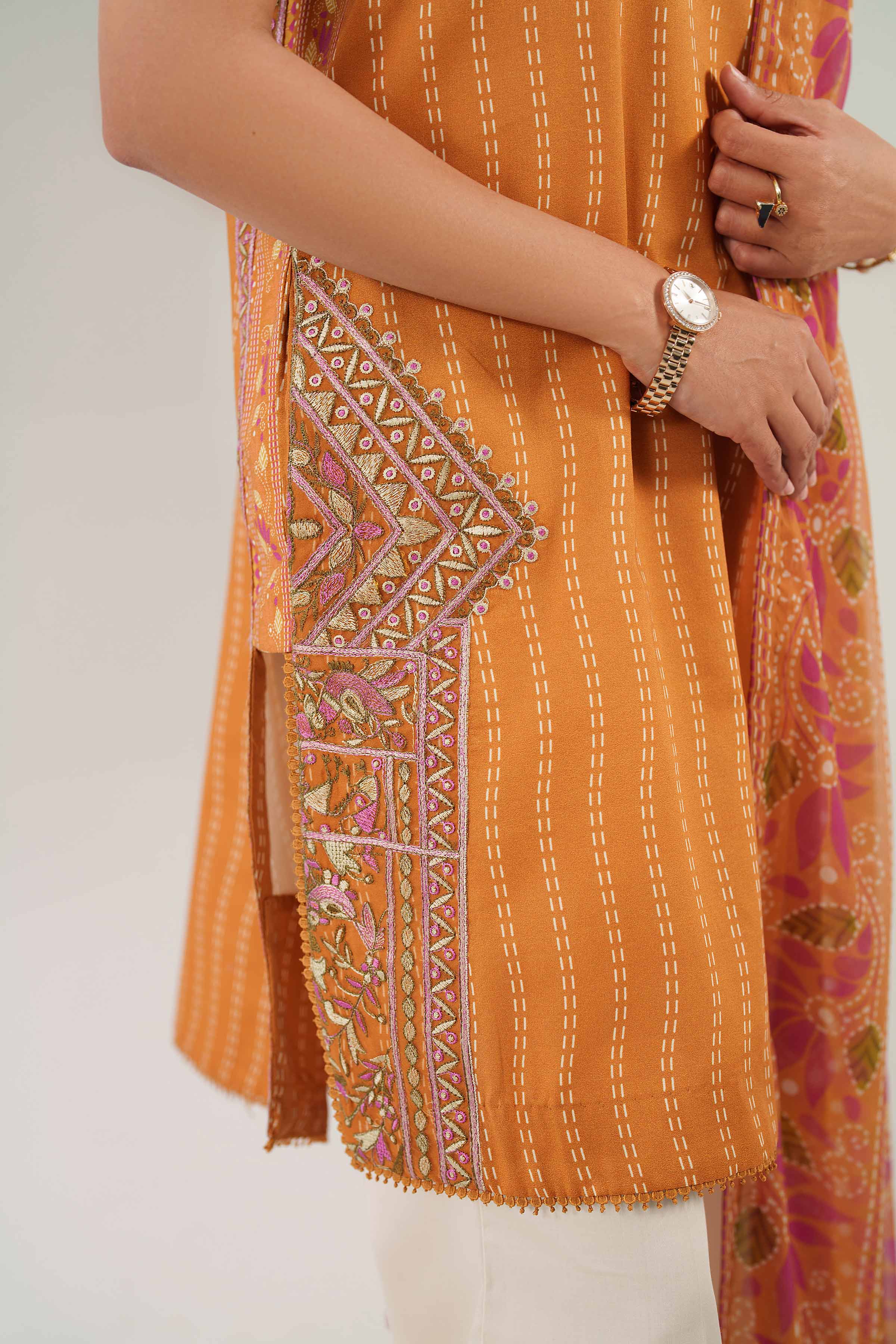 2 Piece - Digital Printed Embroidered Suit - 42601018 for Women - Unstitched Collection | Nishat | Shop Online