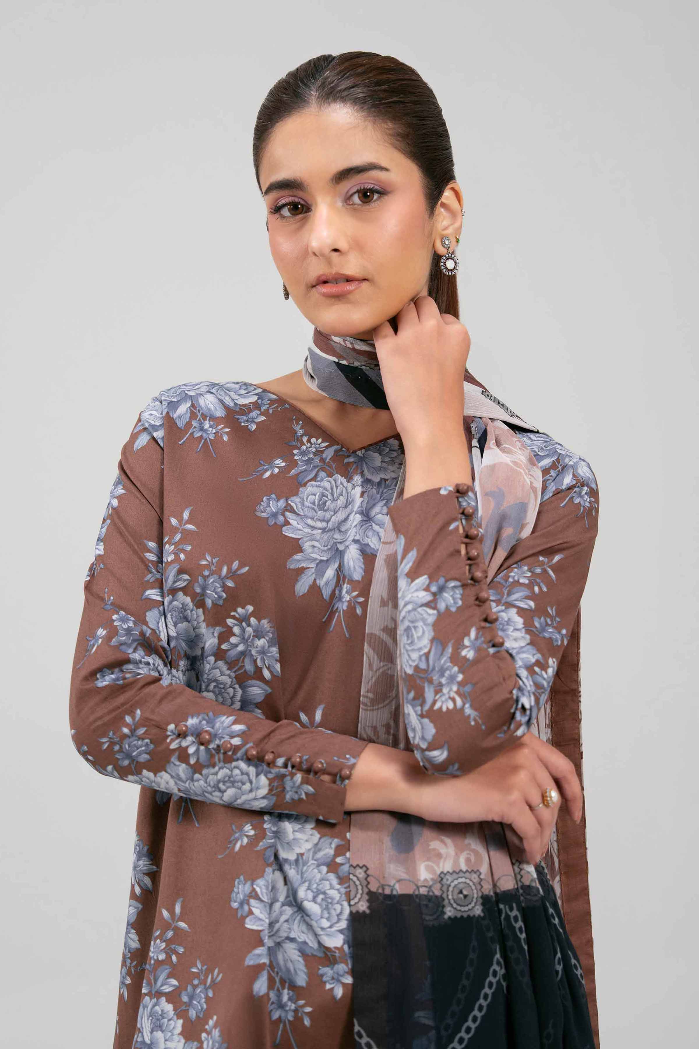 2 Piece - Digital Printed Suit - 42601023 for Women - Unstitched Collection | Nishat | Shop Online