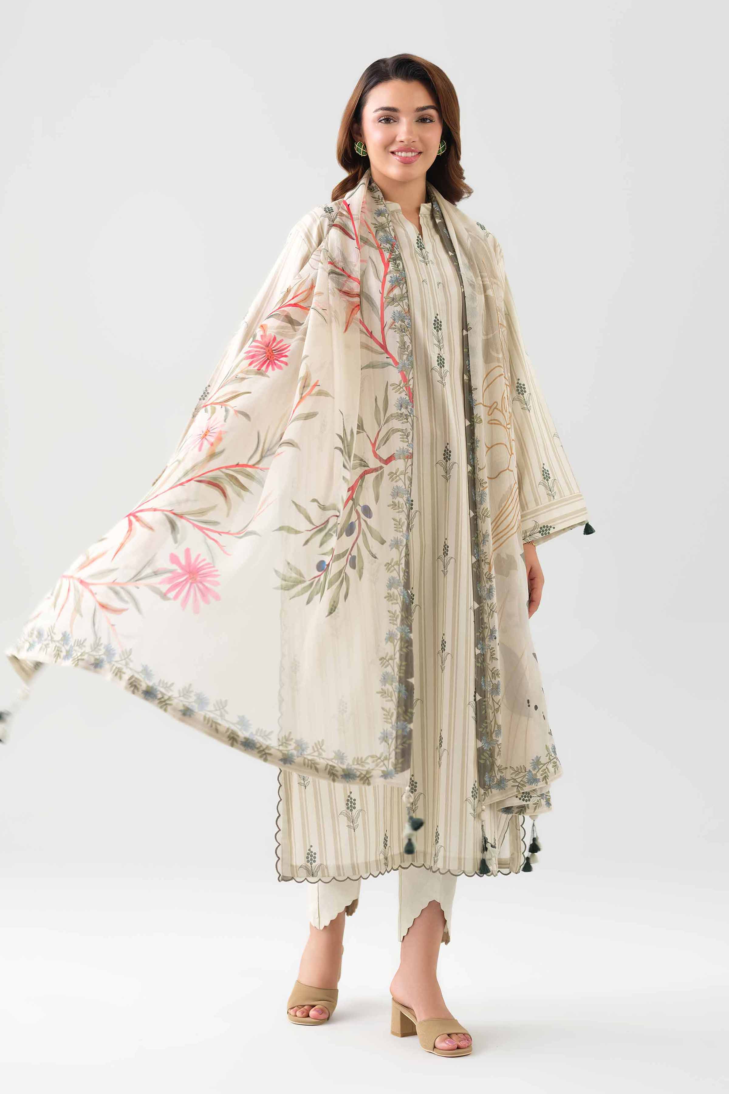 2 Piece - Digital Printed Suit - 42601029 for Women - Unstitched Collection | Nishat | Shop Online