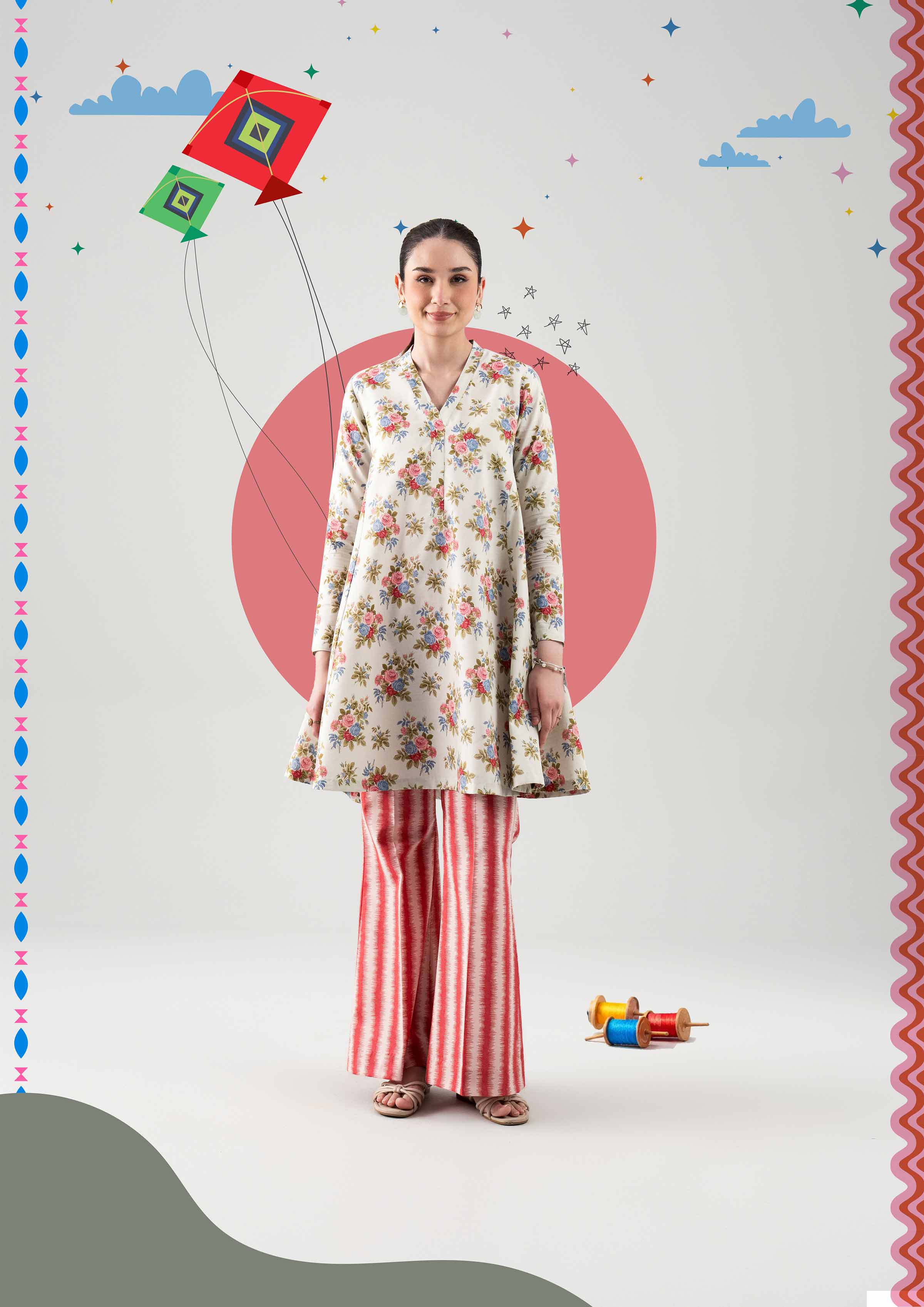2 Piece - Printed Suit - 42601038