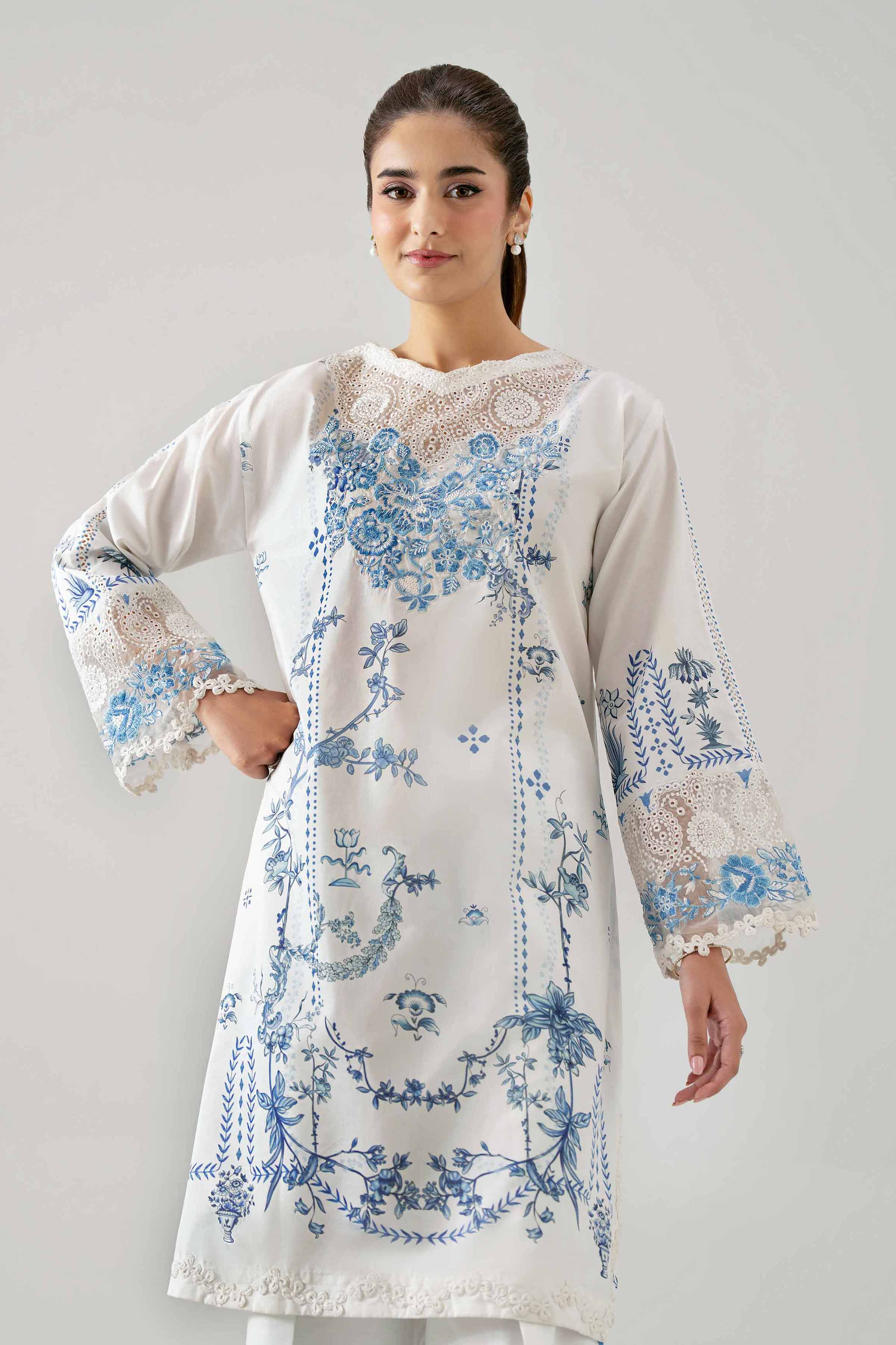 2 Piece - Digital Printed Embroidered Suit - 42601059 for Women - Unstitched Collection | Nishat | Shop Online