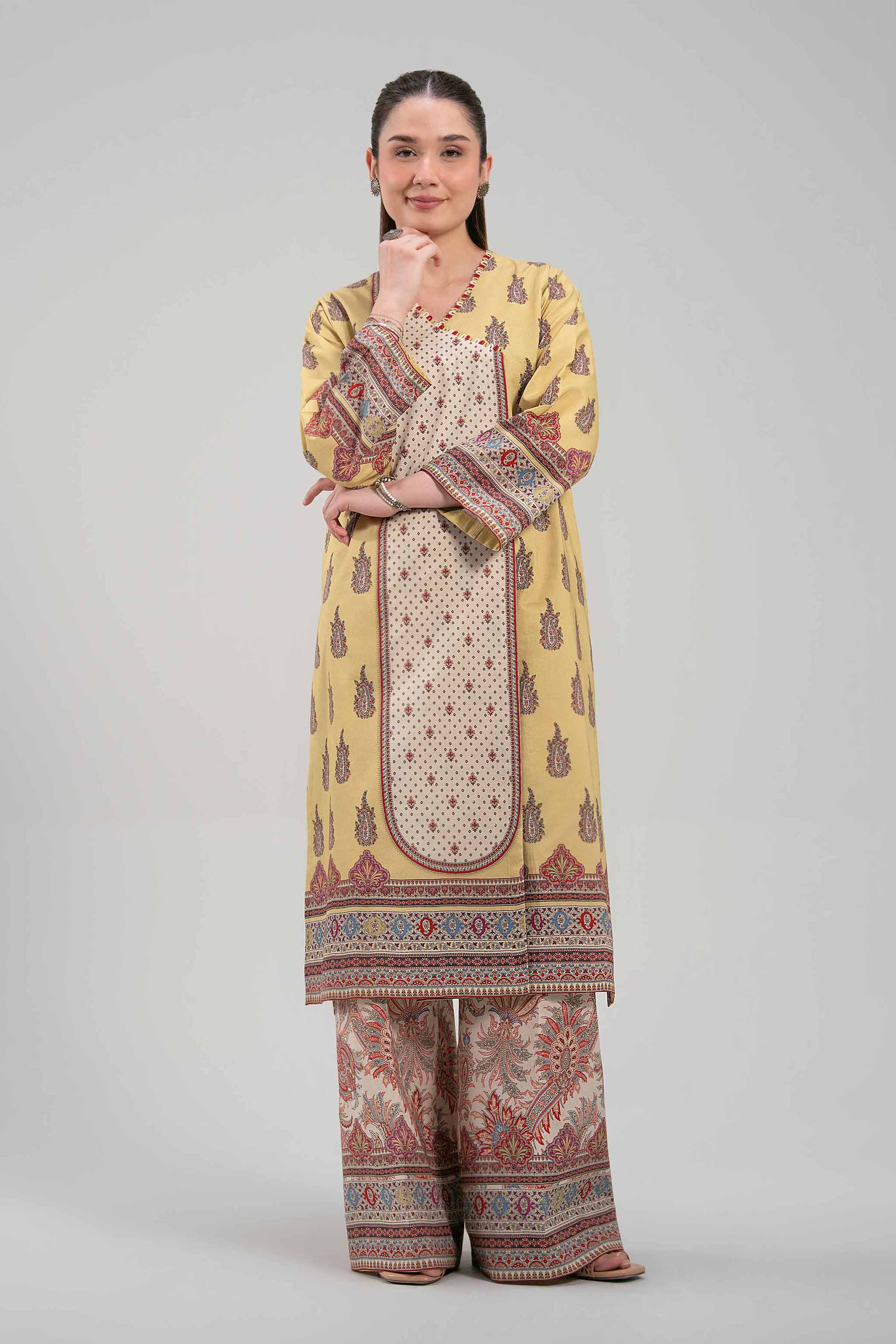 2 Piece - Digital Printed Suit - 42601062 for Women - Unstitched Collection | Nishat | Shop Online
