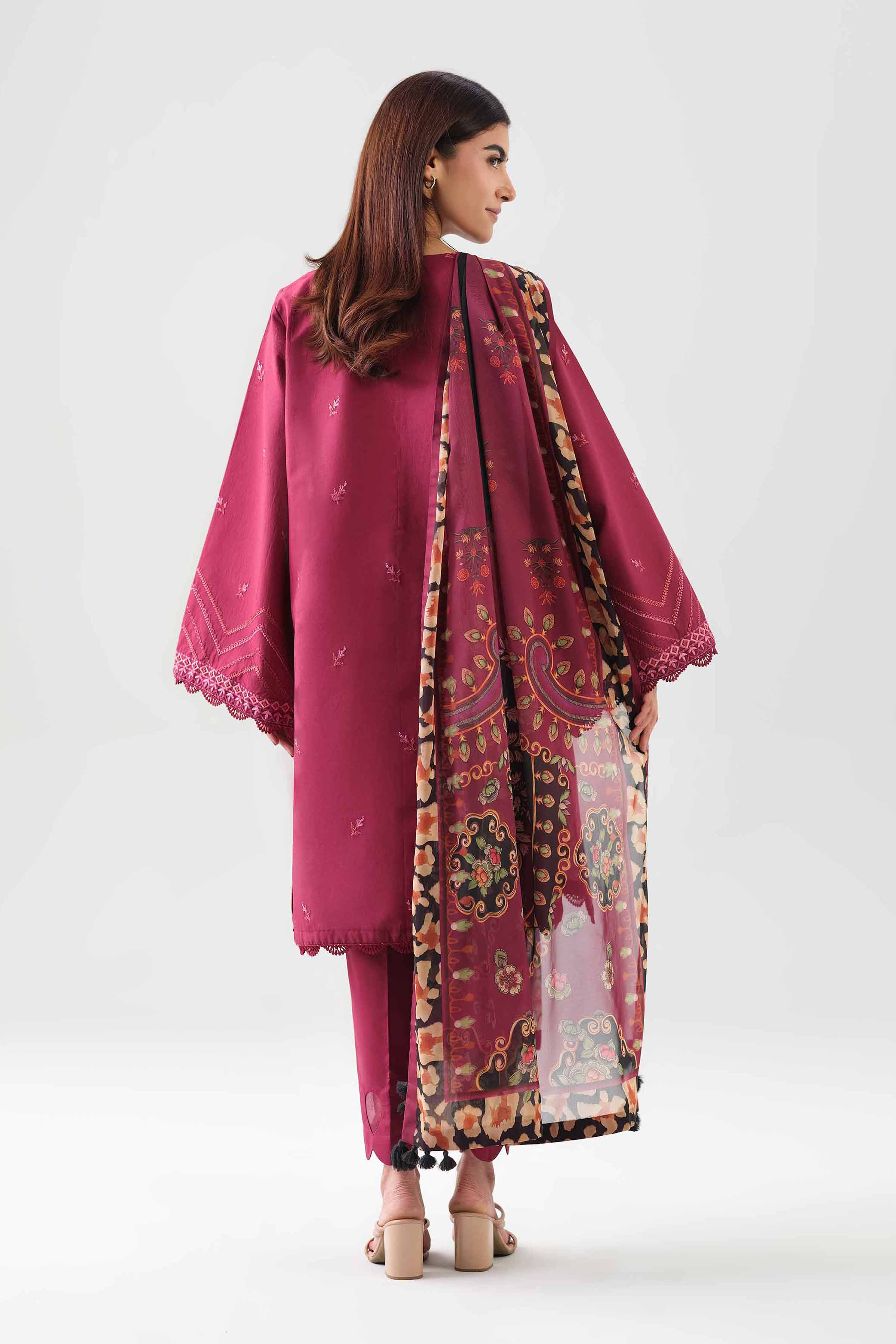 3 Piece - Digital Printed Embroidered Suit - 42601072 for Women - Unstitched Collection | Nishat | Shop Online