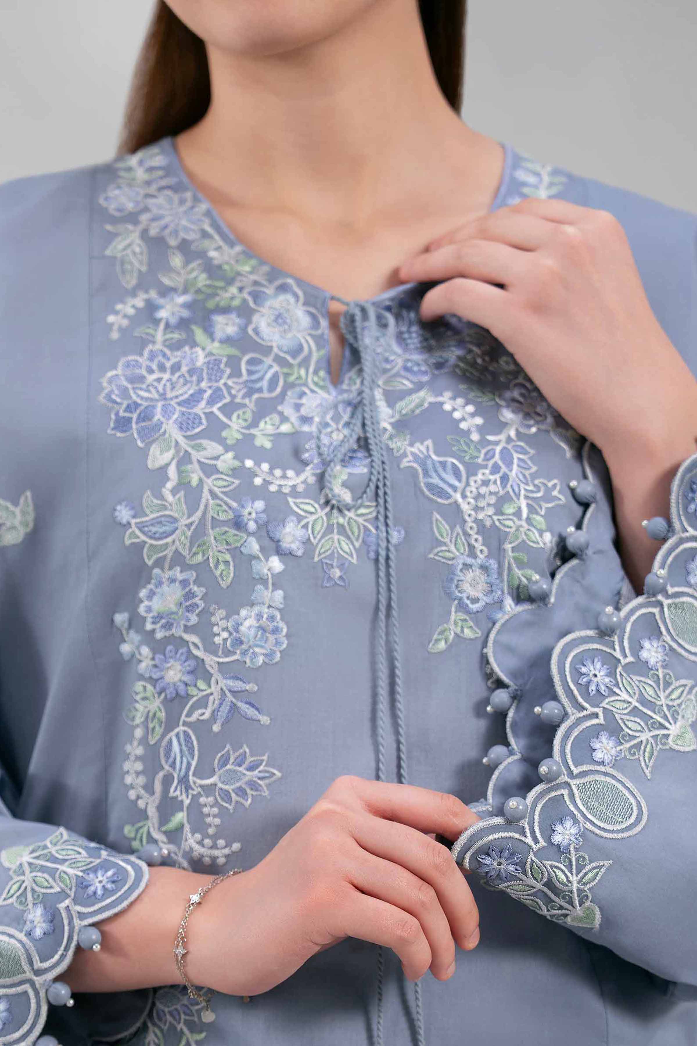 2 Piece - Digital Printed Embroidered Suit - 42601081 for Women - Unstitched Collection | Nishat | Shop Online