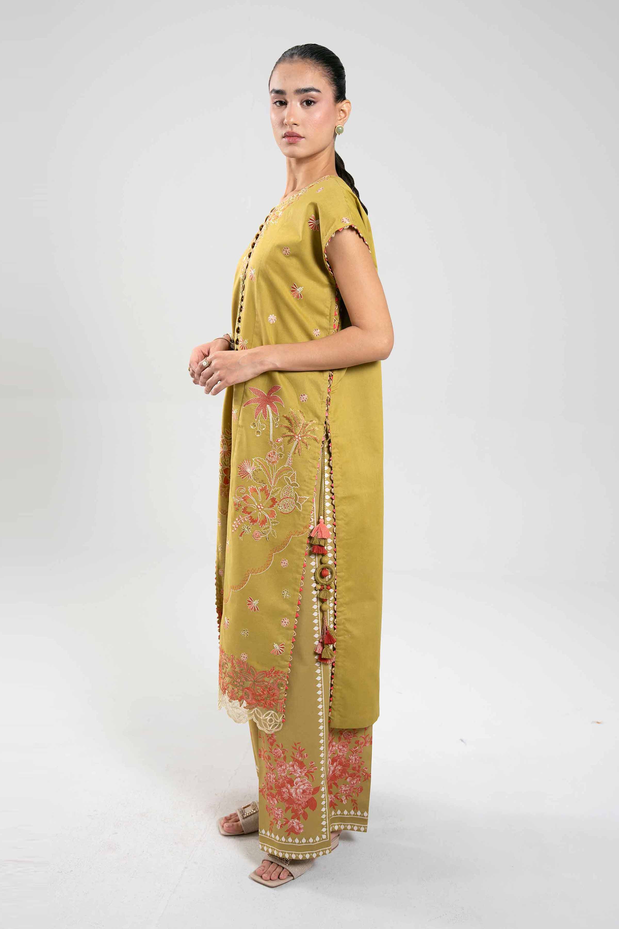 2 Piece - Embroidered Suit - 42601083 for Women - Unstitched Collection | Nishat | Shop Online