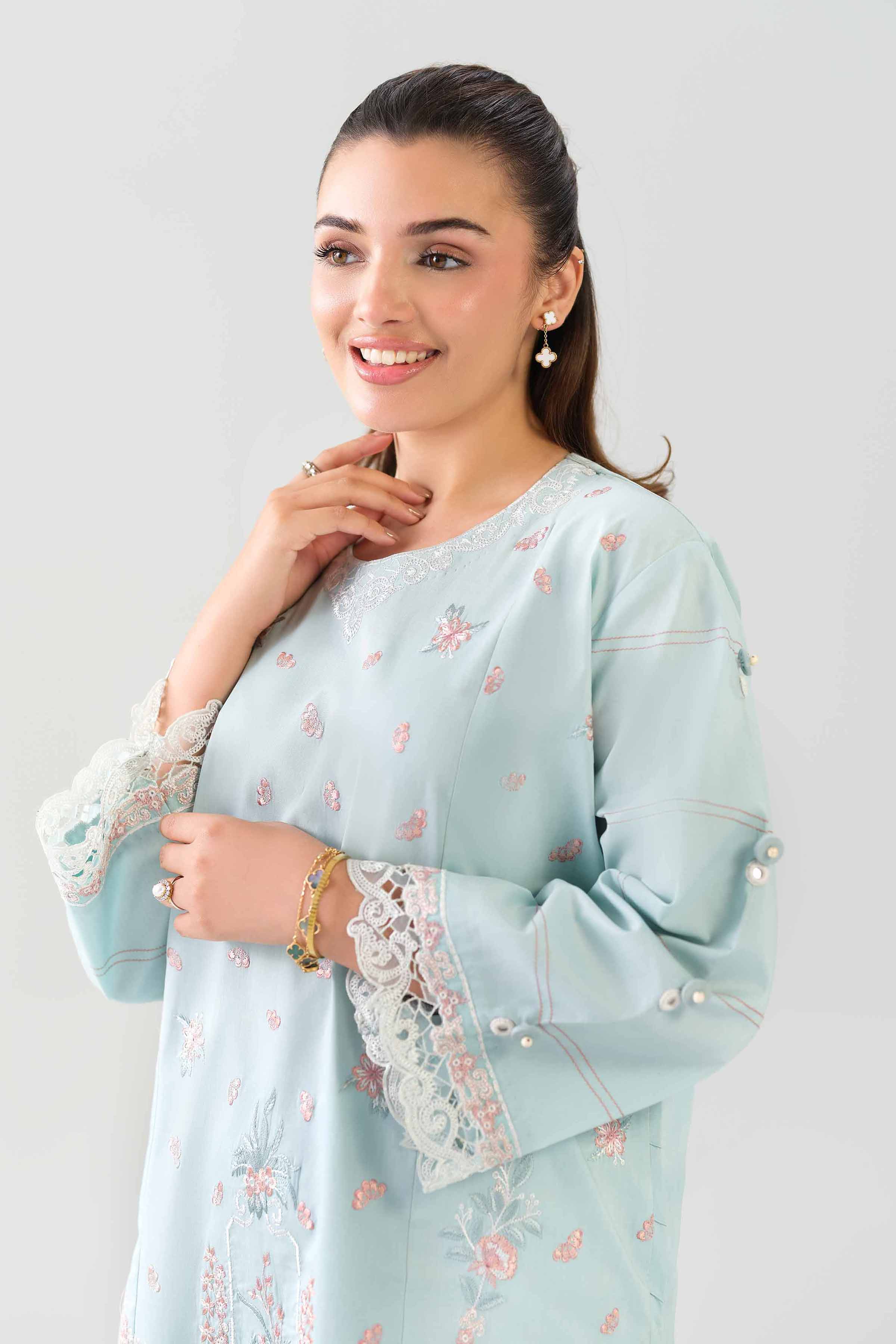 2 Piece - Embroidered Suit - 42601087 for Women - Unstitched Collection | Nishat | Shop Online