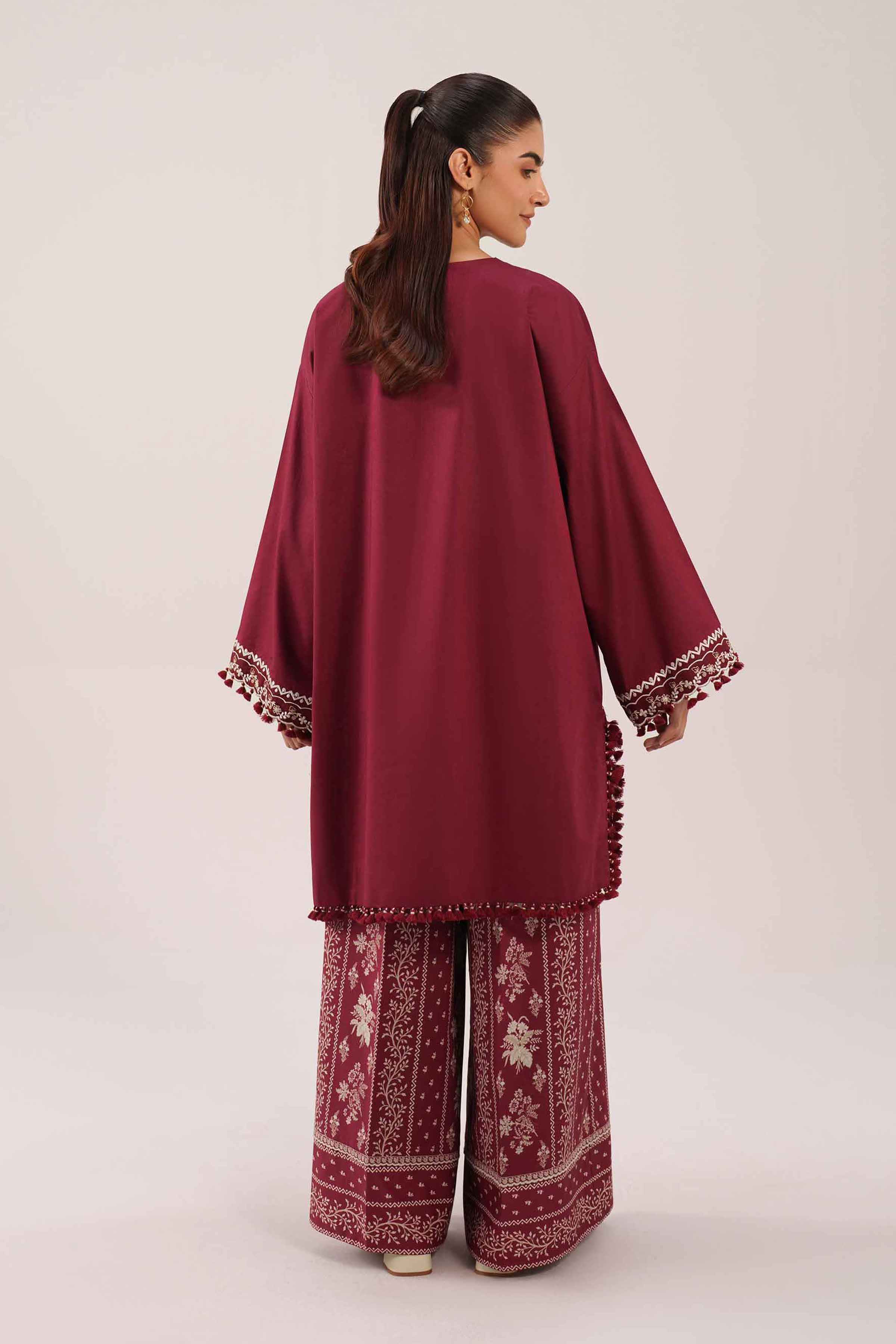 2 Piece - Digital Printed Embroidered Suit - 42601088