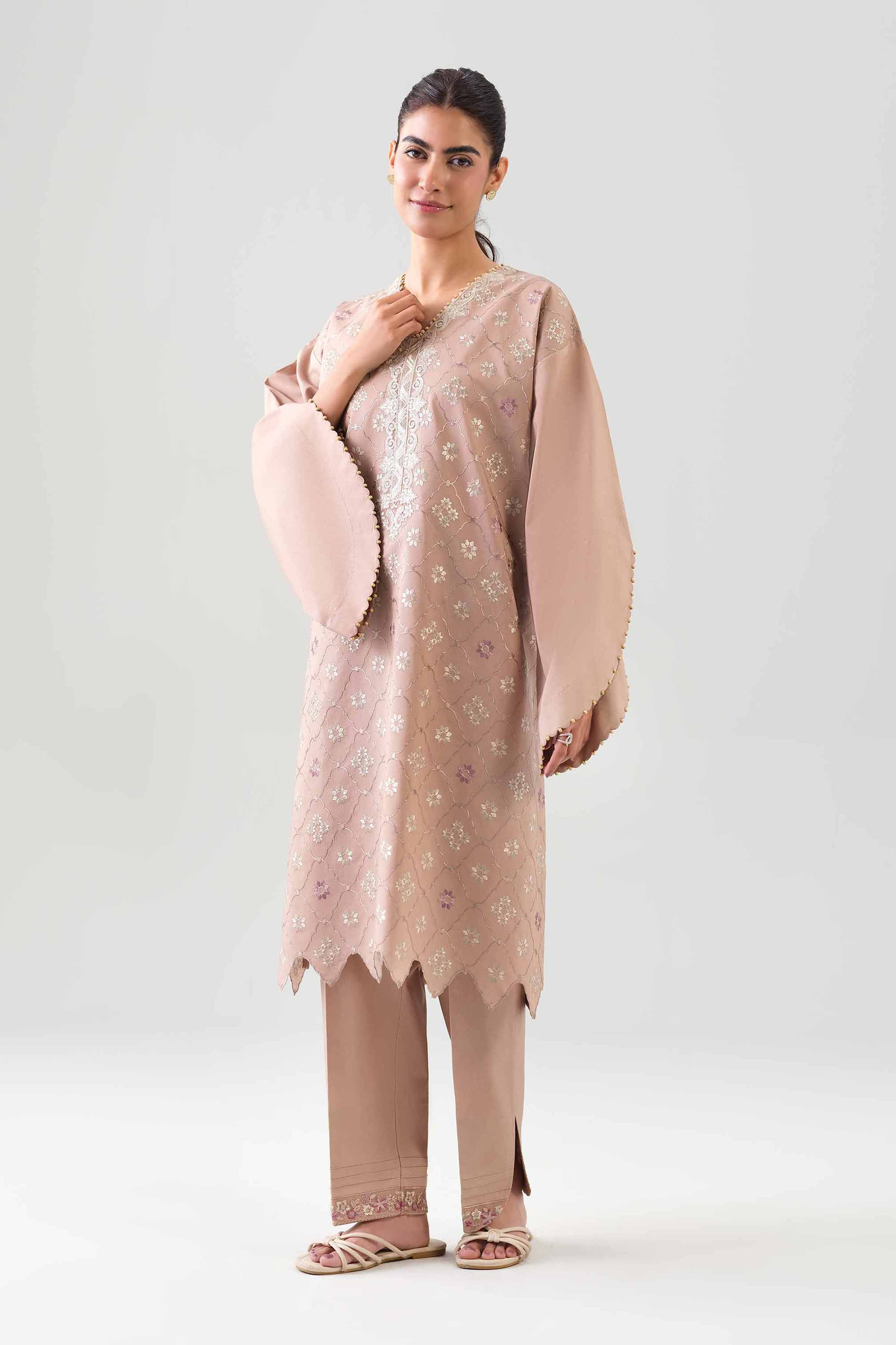 2 Piece - Embroidered Suit - 42601091