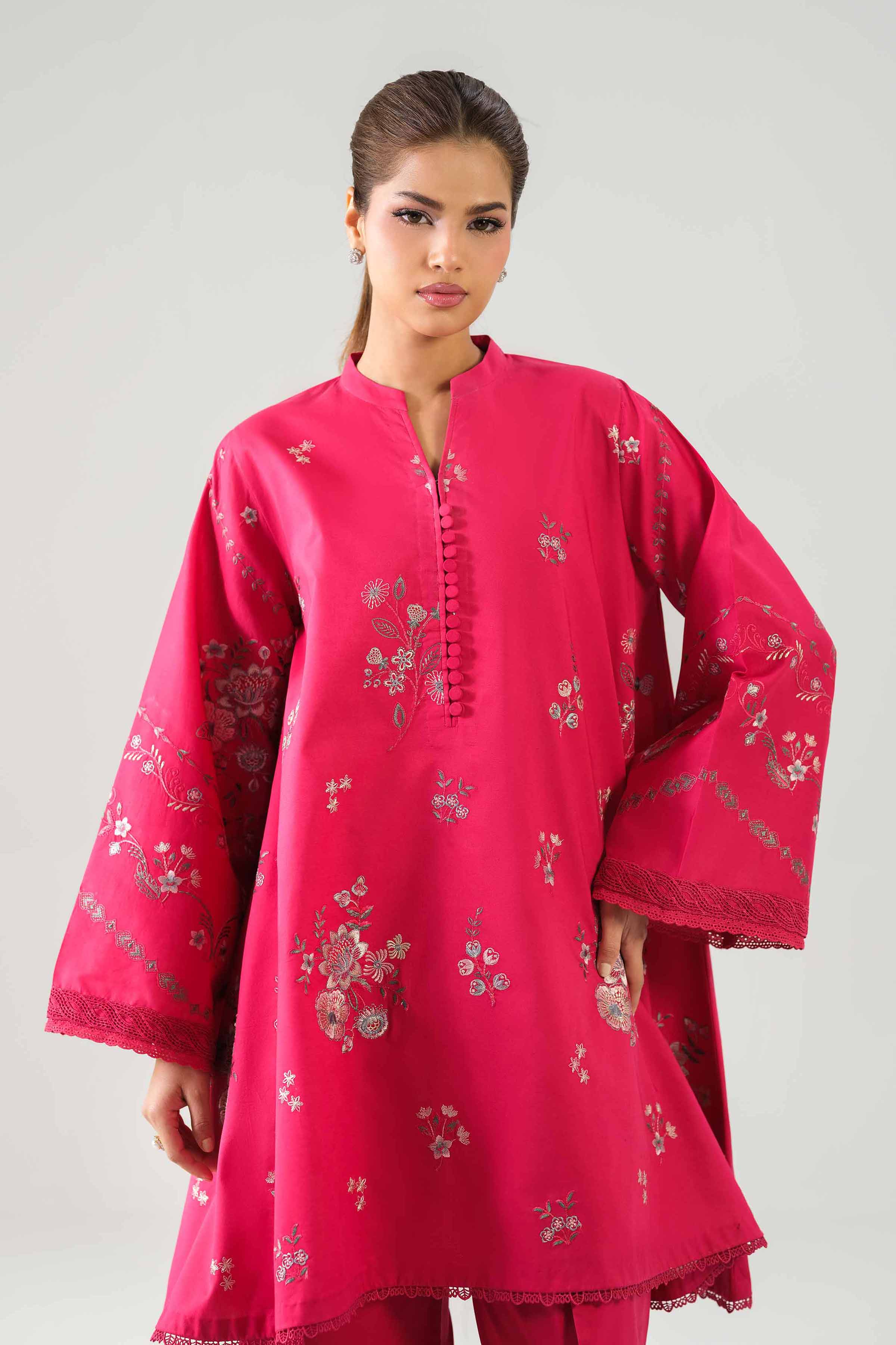 2 Piece - Embroidered Suit - 42601094