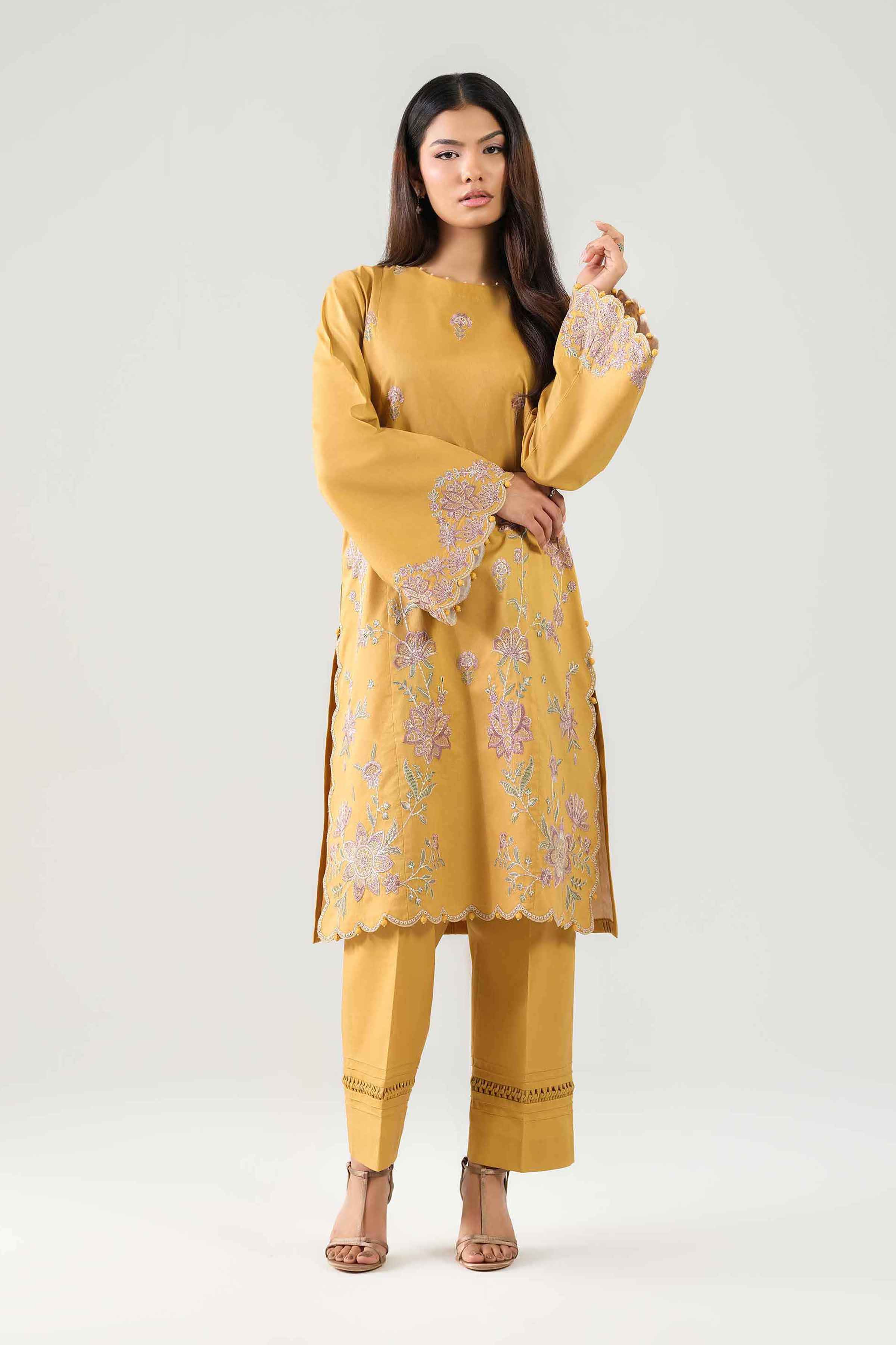 2 Piece - Embroidered Suit - 42601097 for Women - Unstitched Collection | Nishat | Shop Online