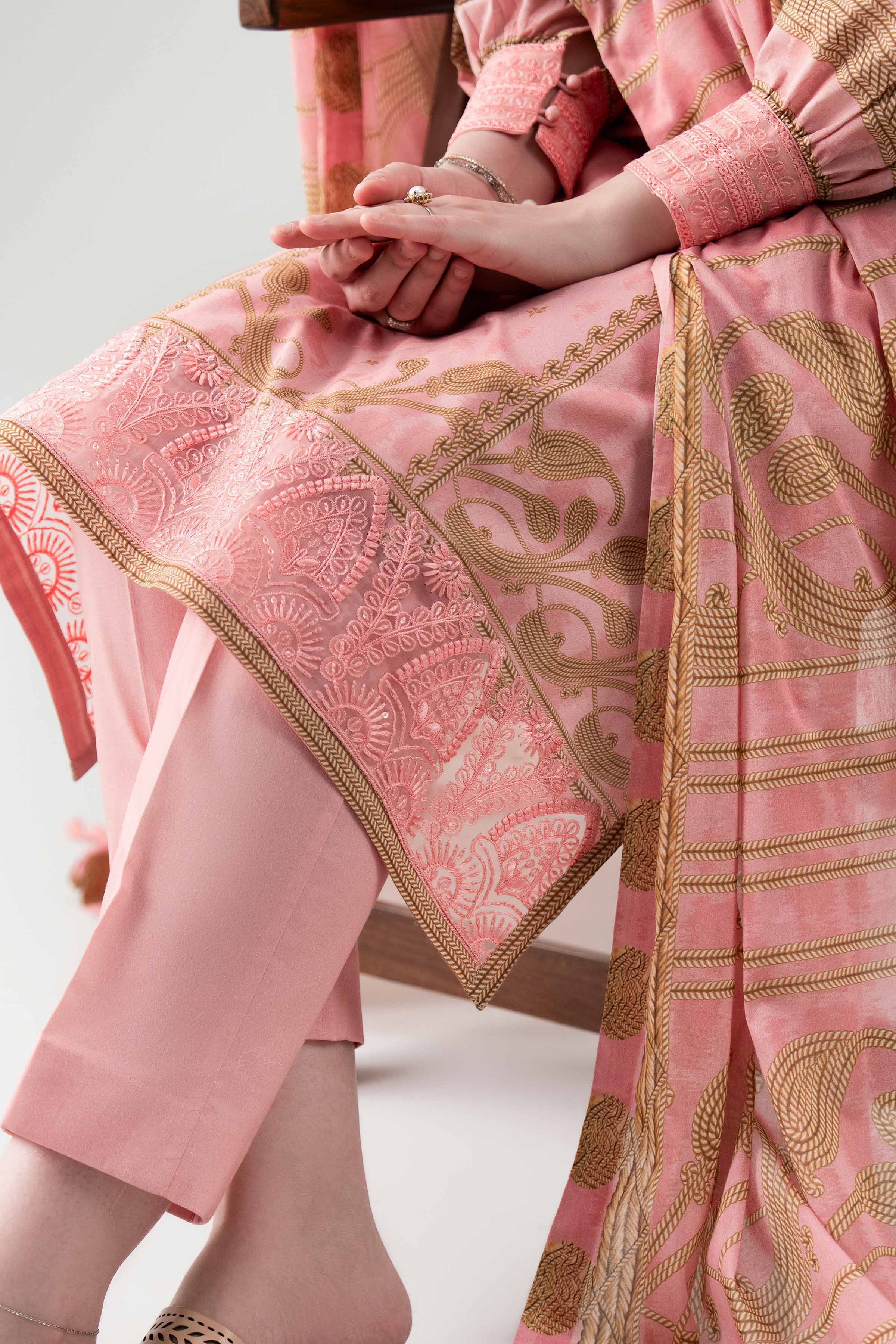 3 Piece - Digital Printed Embroidered Suit - 42601106 for Women - Unstitched Collection | Nishat | Shop Online