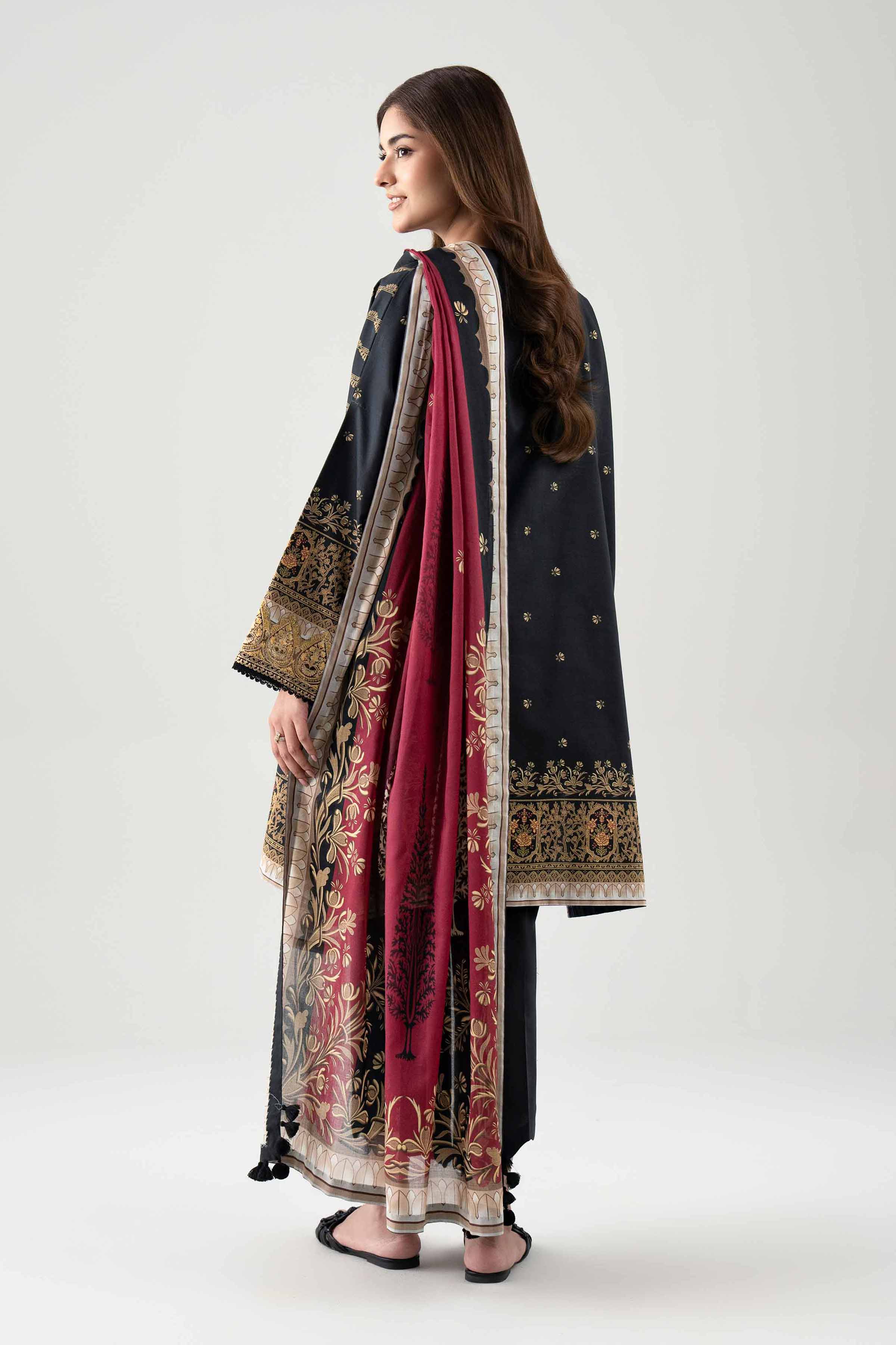 3 Piece - Digital Printed Embroidered Suit - 42601107 for Women - Unstitched Collection | Nishat | Shop Online