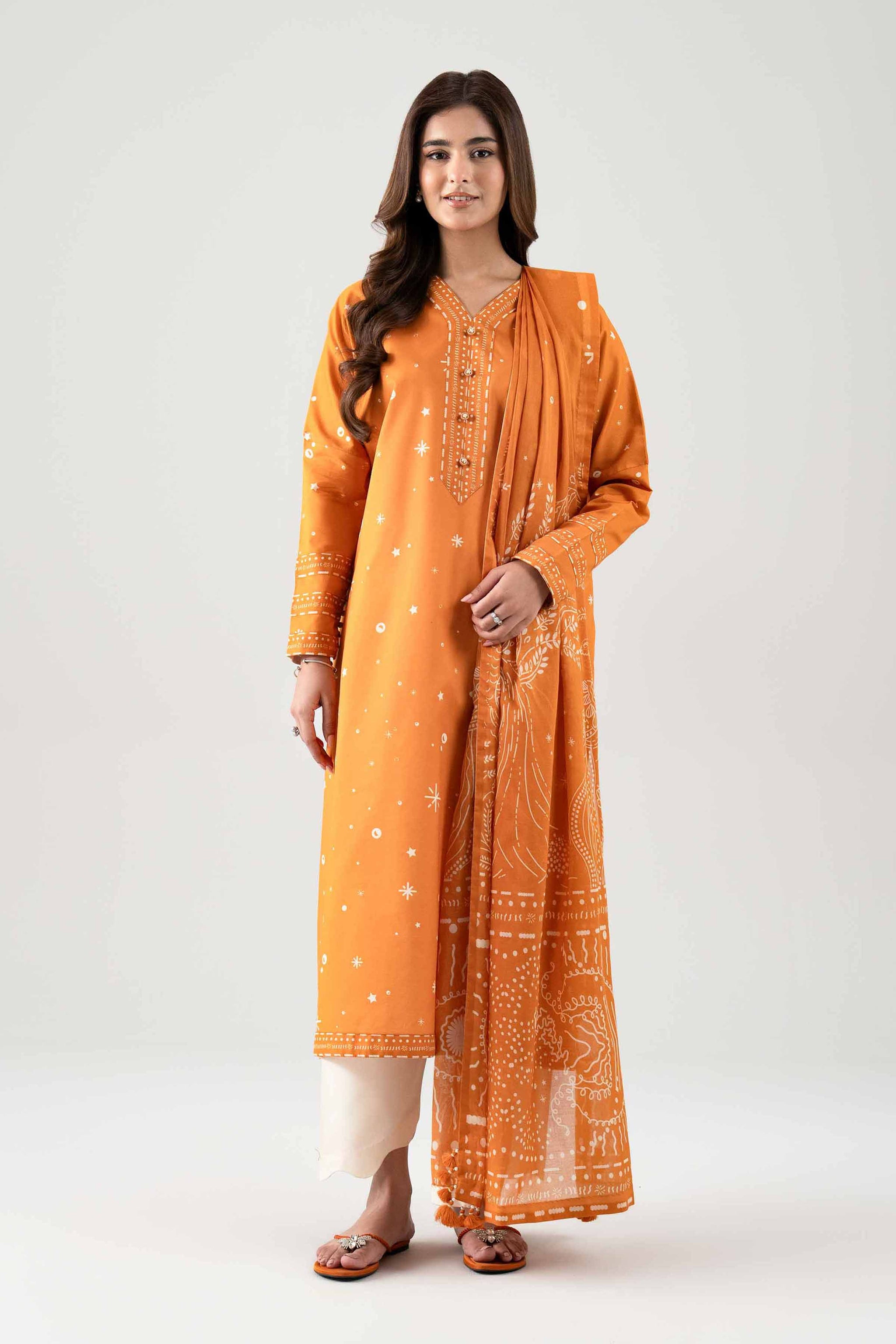 3 Piece - Digital Printed Suit - 42601111