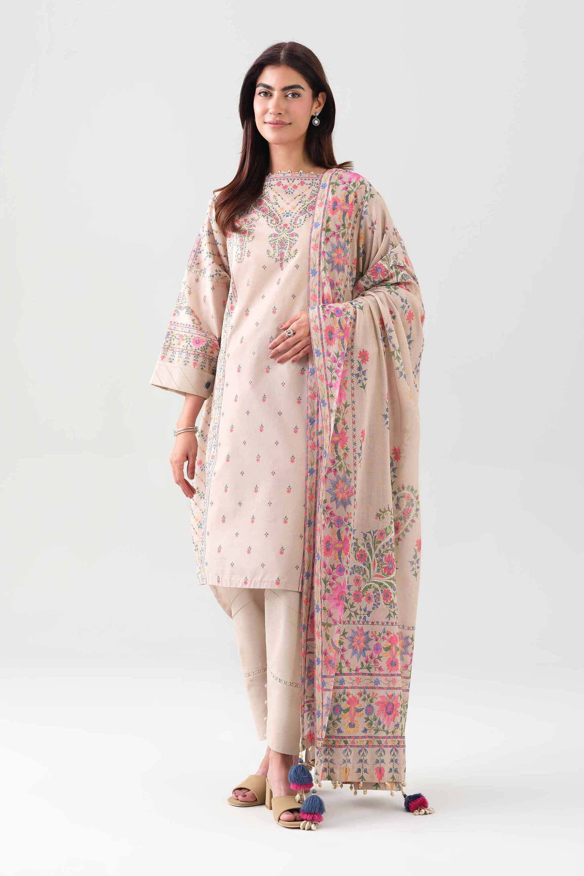 3 Piece - Digital Printed Suit - 42601112