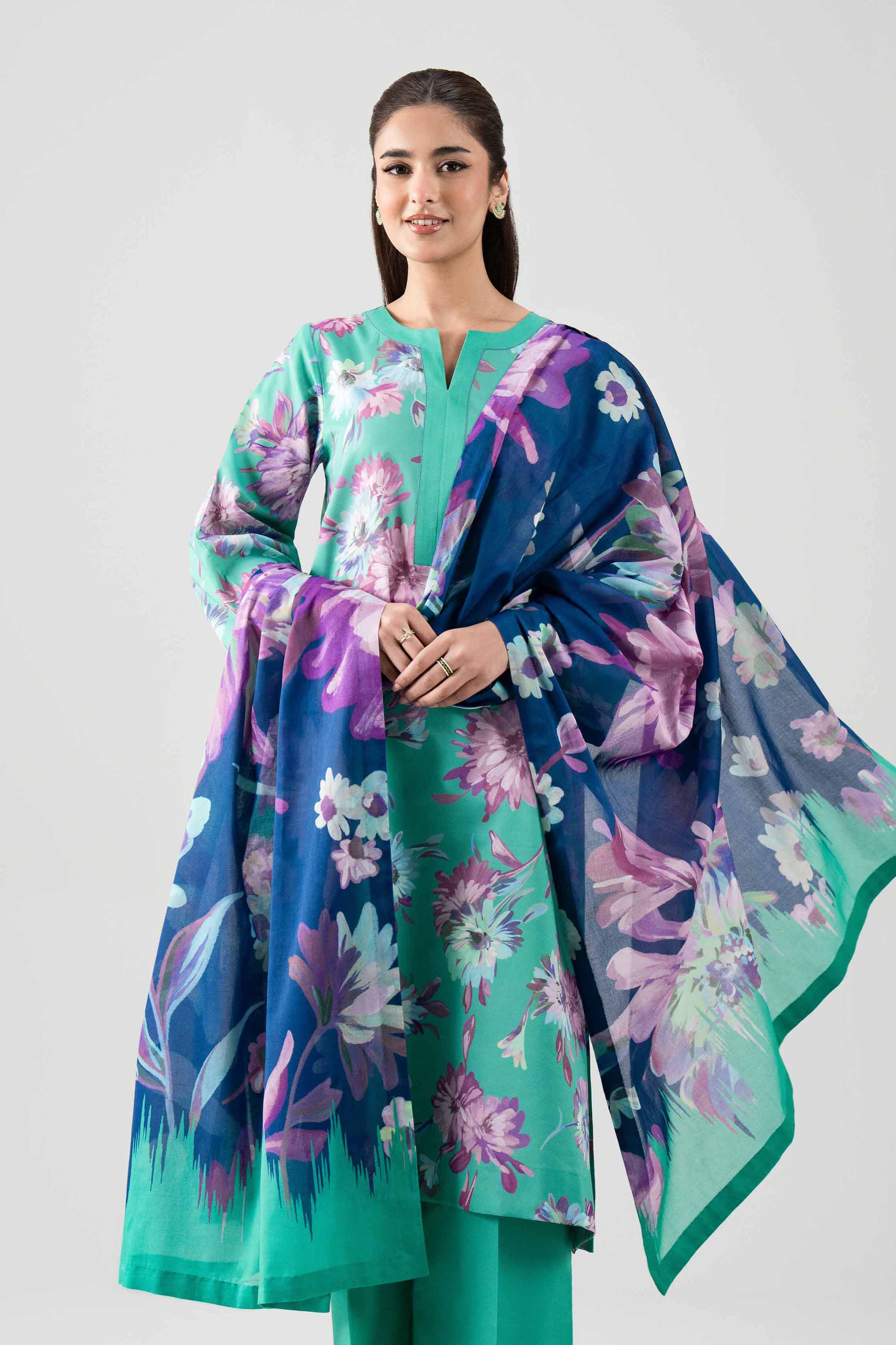 3 Piece - Digital Printed Suit - 42601113