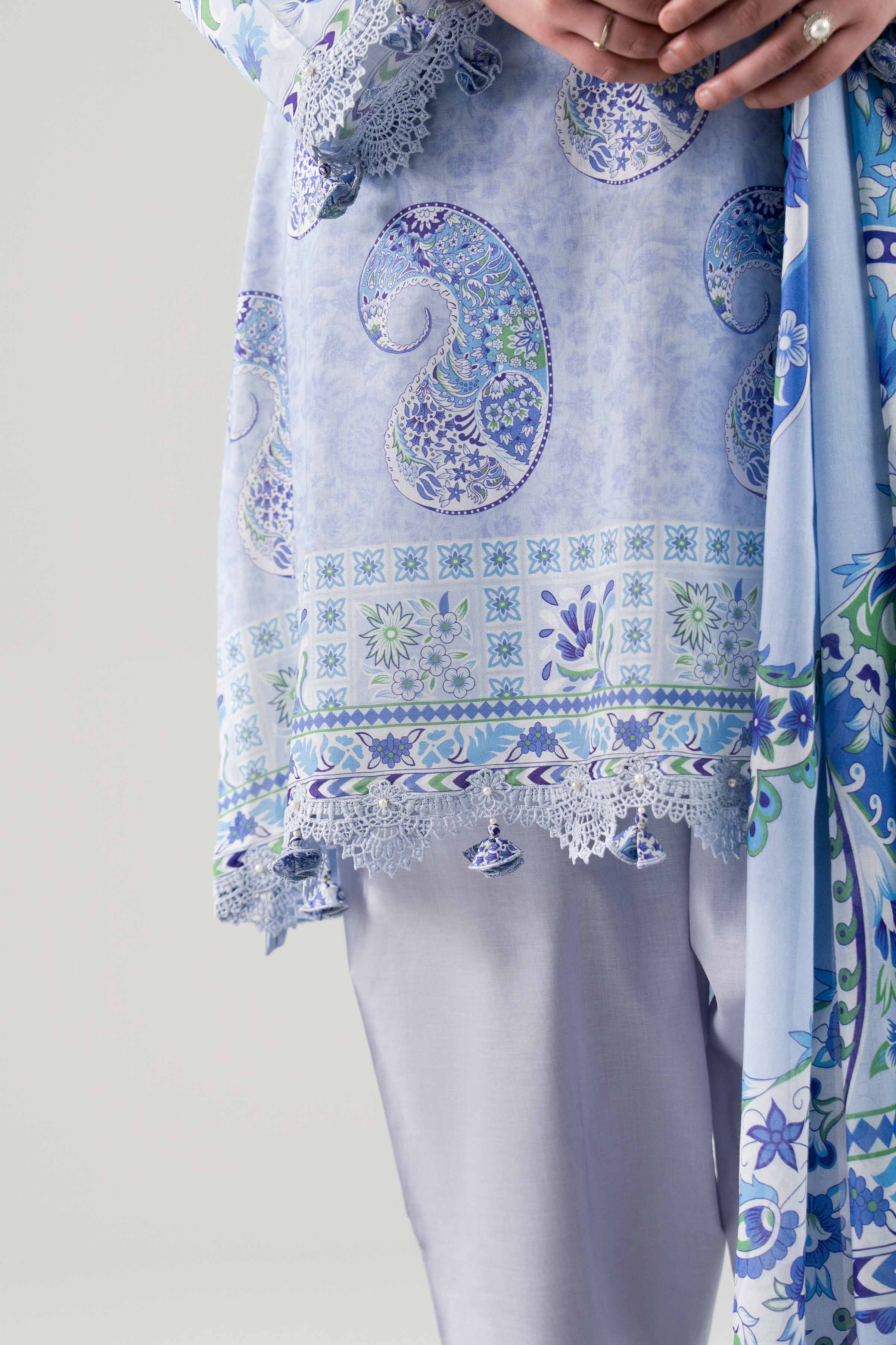 3 Piece - Digital Printed Suit - 42601117