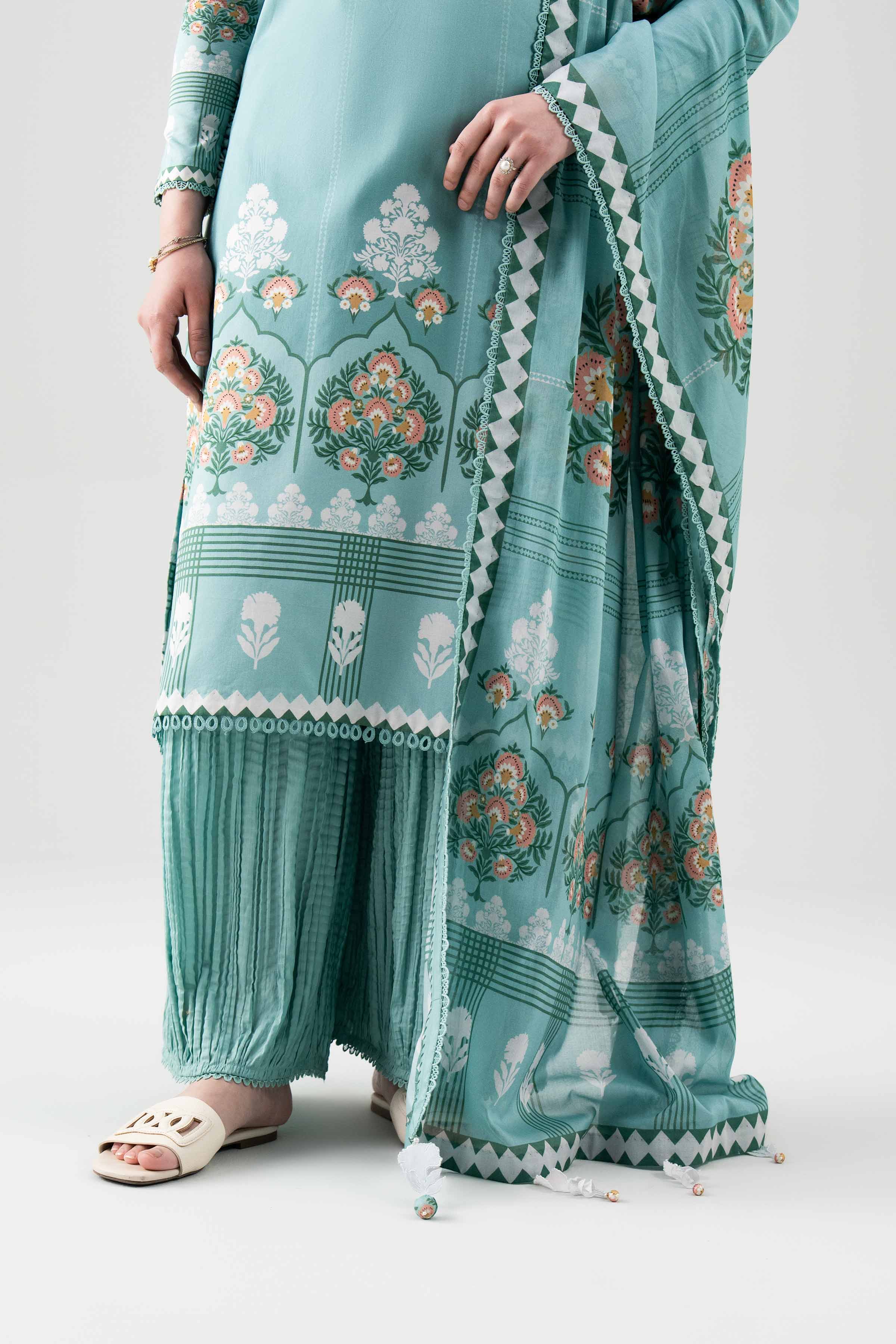 3 Piece - Digital Printed Suit - 42601118 for Women - Unstitched Collection | Nishat | Shop Online