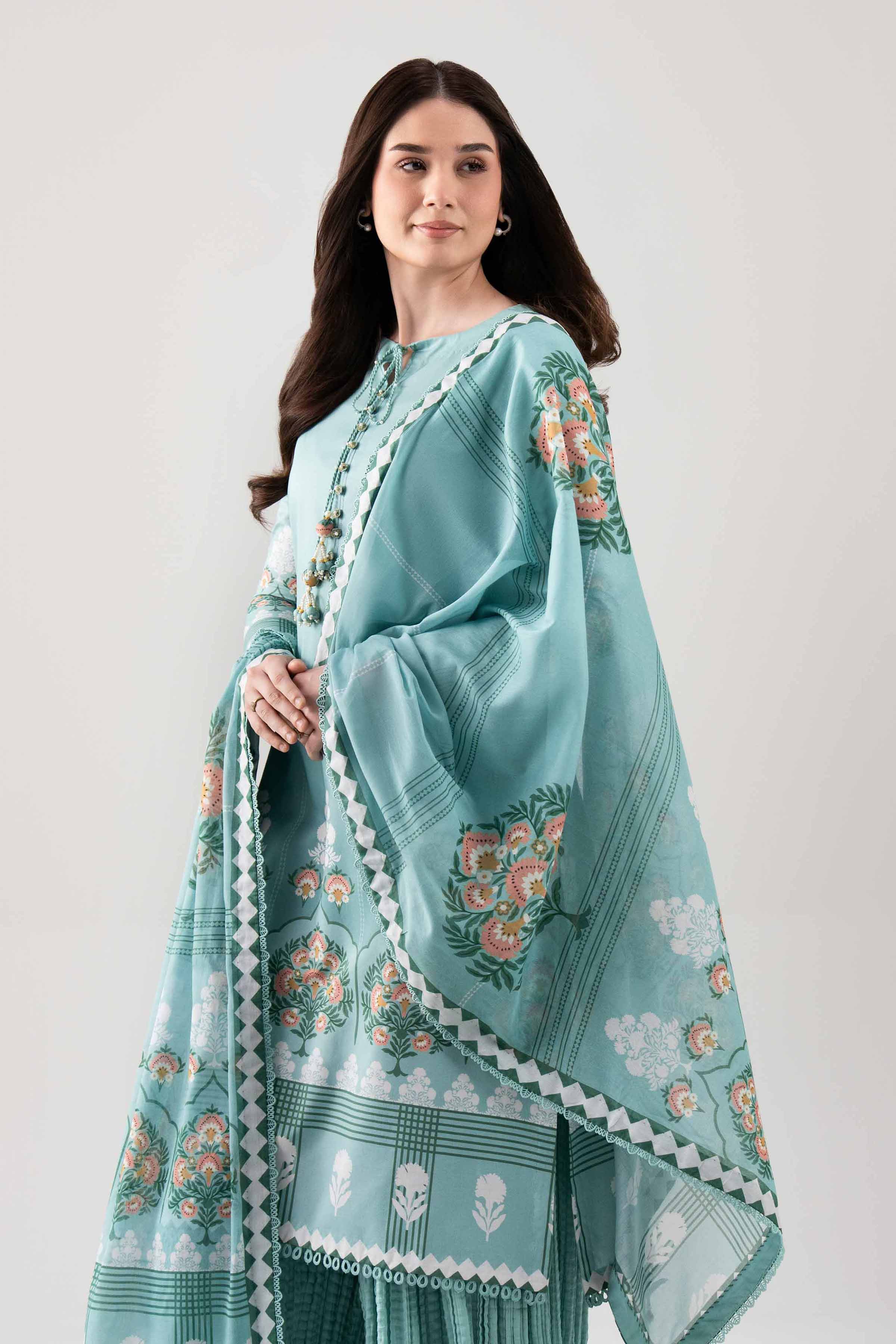 3 Piece - Digital Printed Suit - 42601118