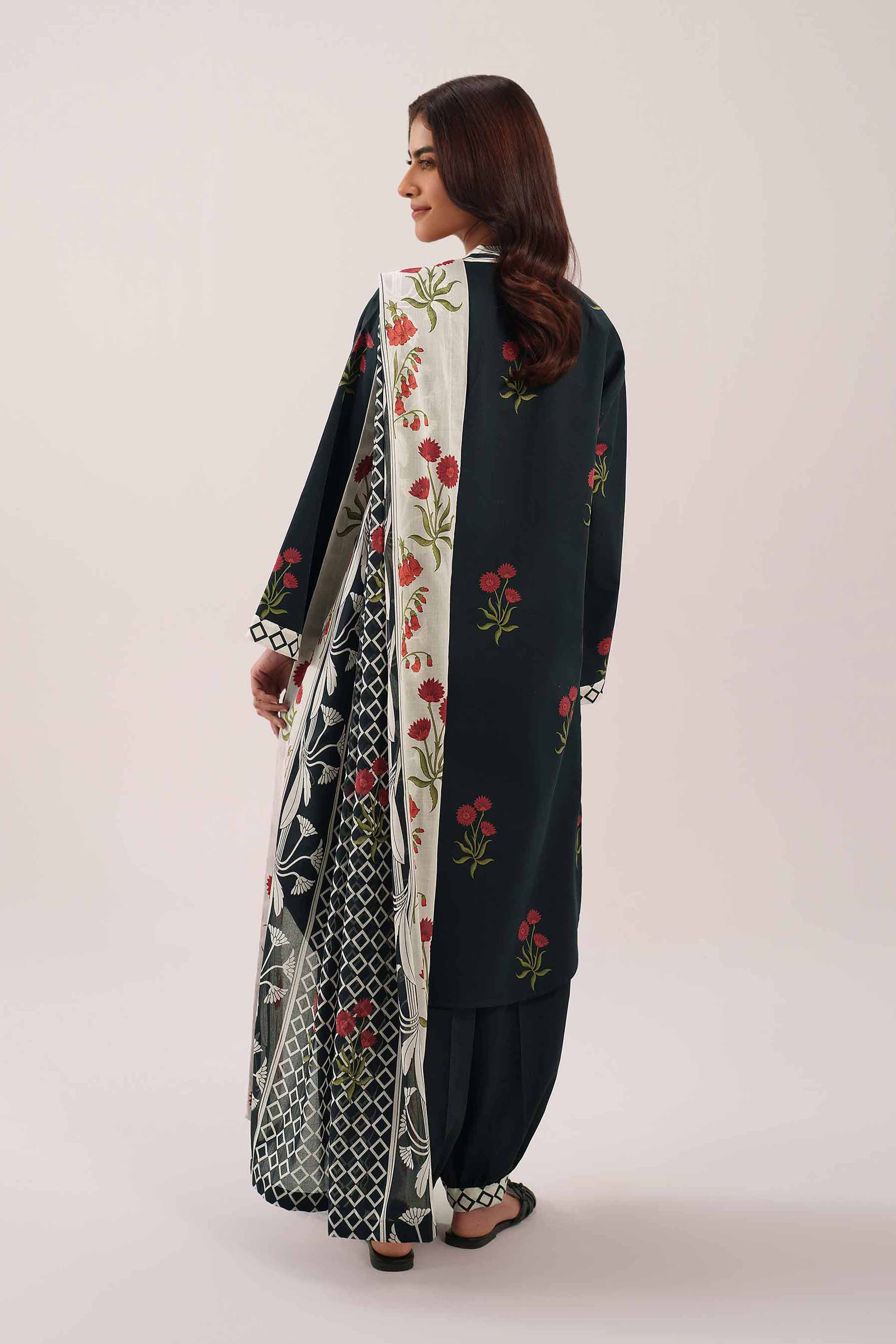 3 Piece - Printed Suit - 42601125 for Women - Unstitched Collection | Nishat | Shop Online