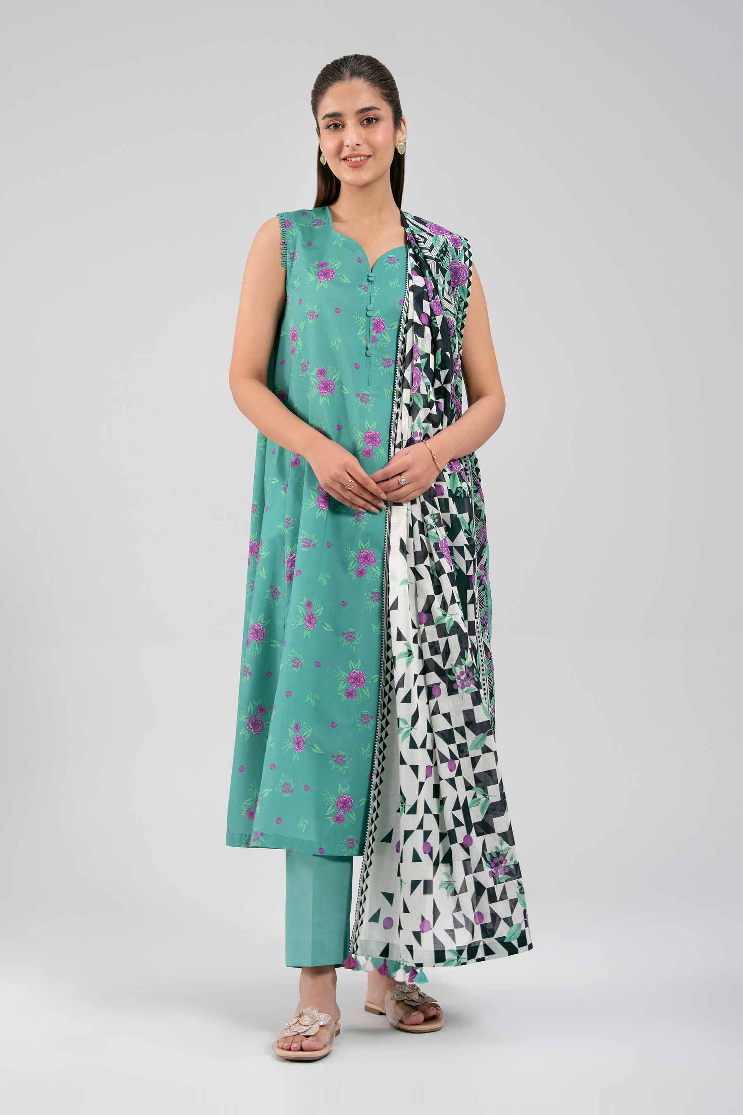 3 Piece - Printed Suit - 42601126