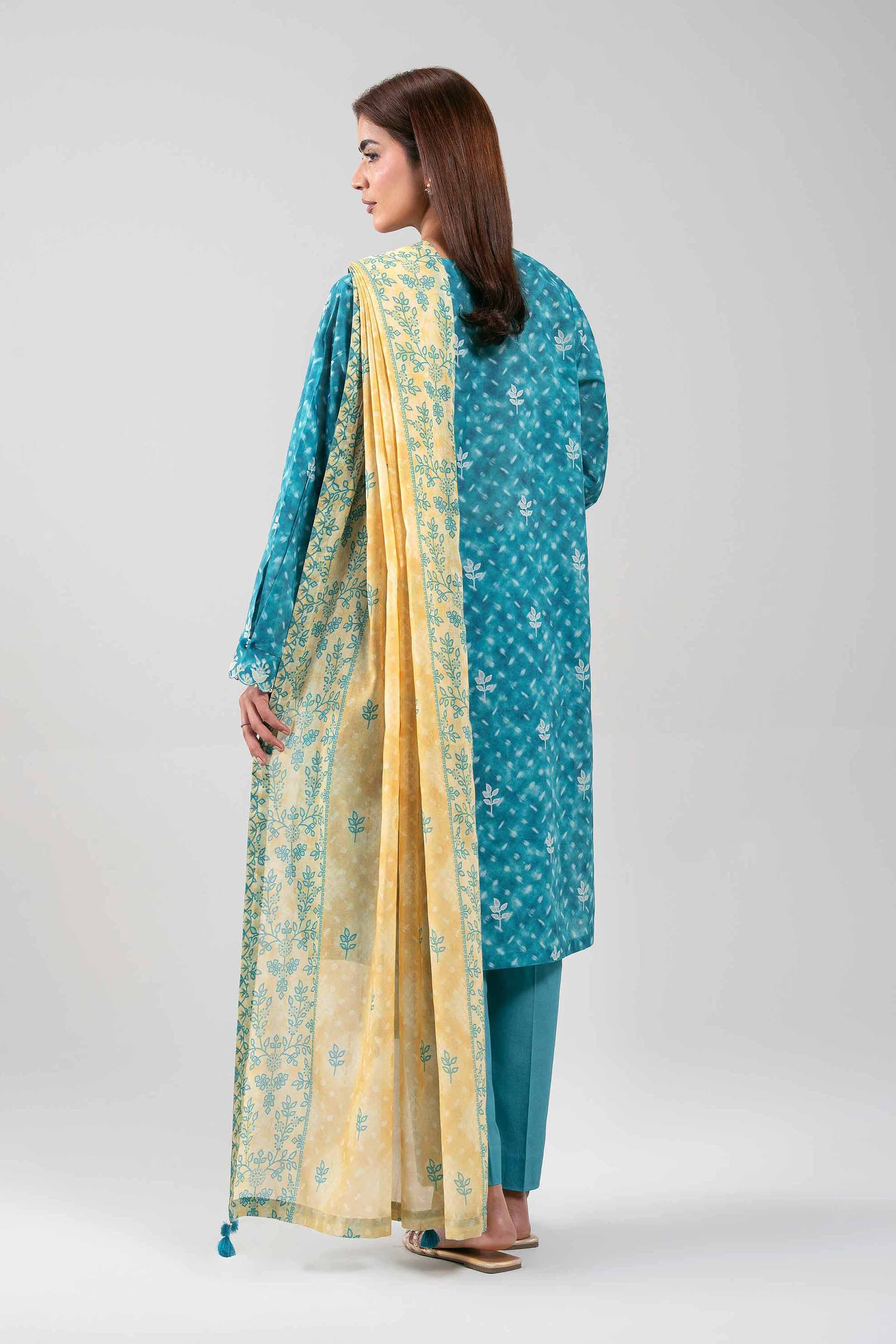 3 Piece - Printed Suit - 42601134 for Women - Unstitched Collection | Nishat | Shop Online
