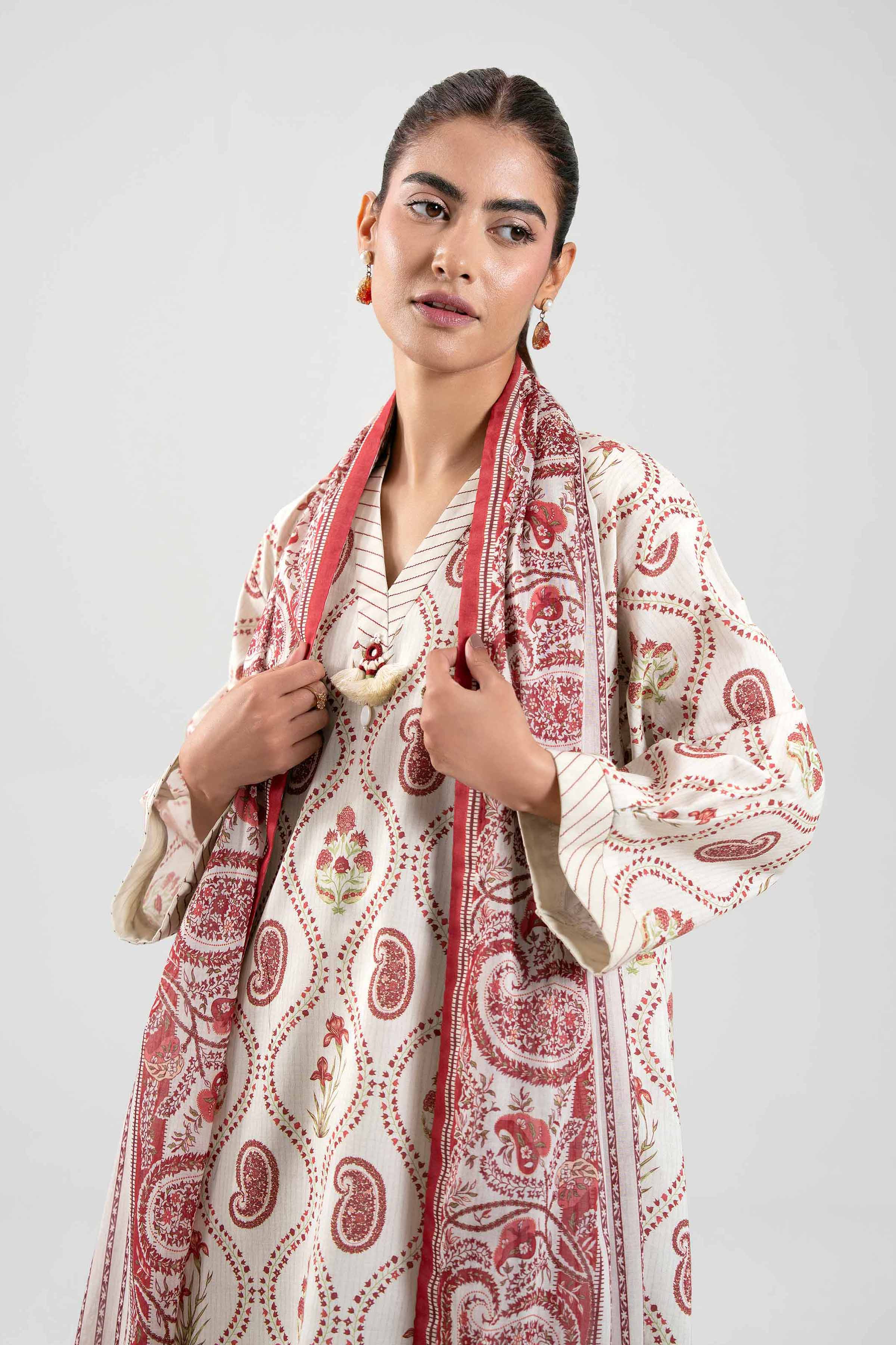 3 Piece - Printed Suit - 42601139 for Women - Unstitched Collection | Nishat | Shop Online