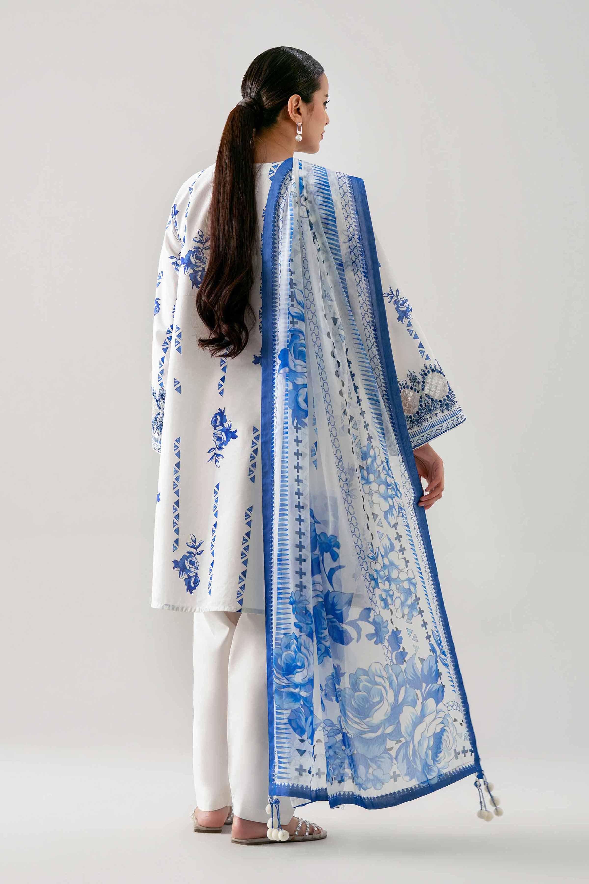 3 Piece - Digital Printed Embroidered Suit - 42601148 for Women - Unstitched Collection | Nishat | Shop Online