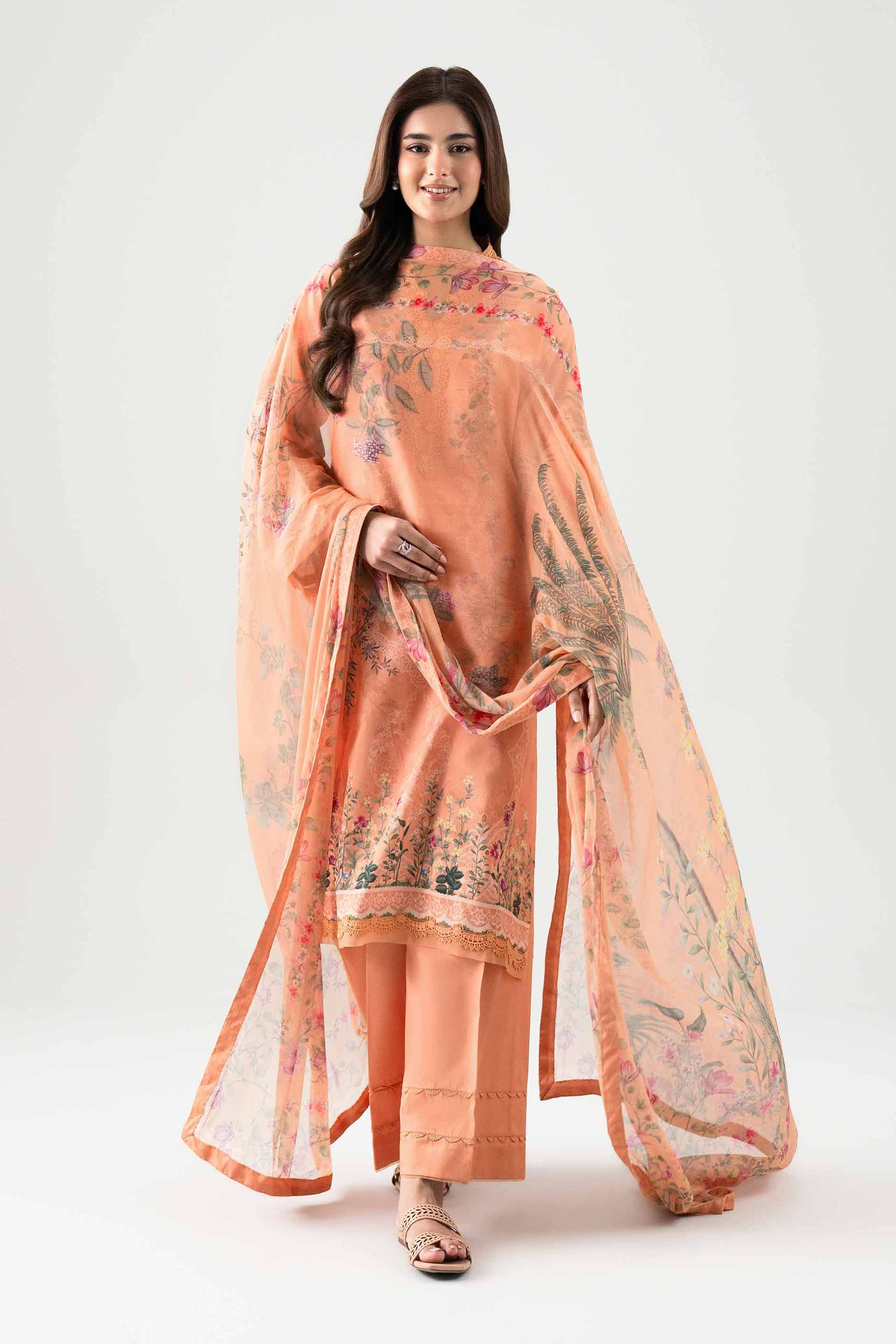3 Piece - Digital Printed Suit - 42601152 for Women - Unstitched Collection | Nishat | Shop Online