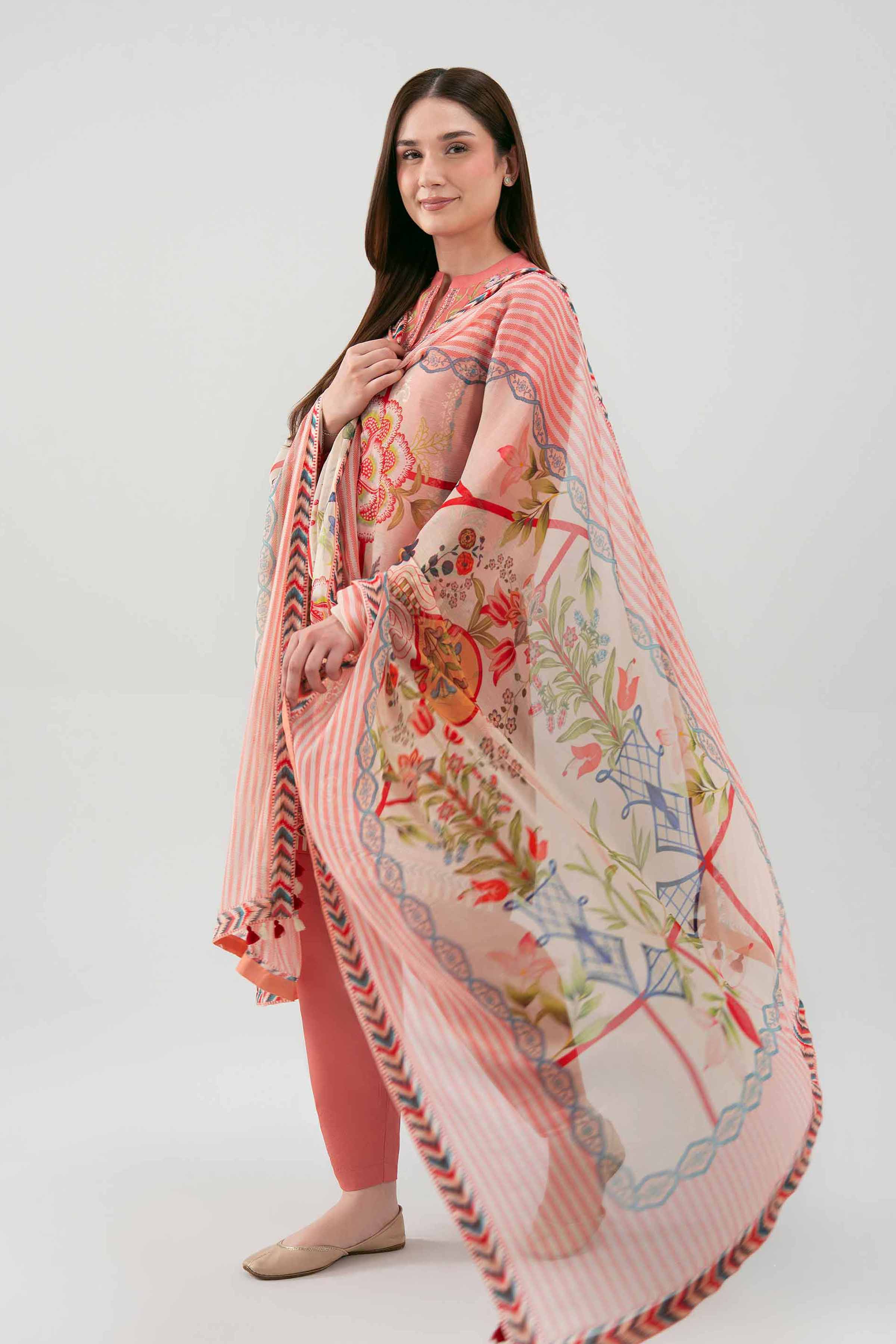 3 Piece - Digital Printed Suit - 42601158